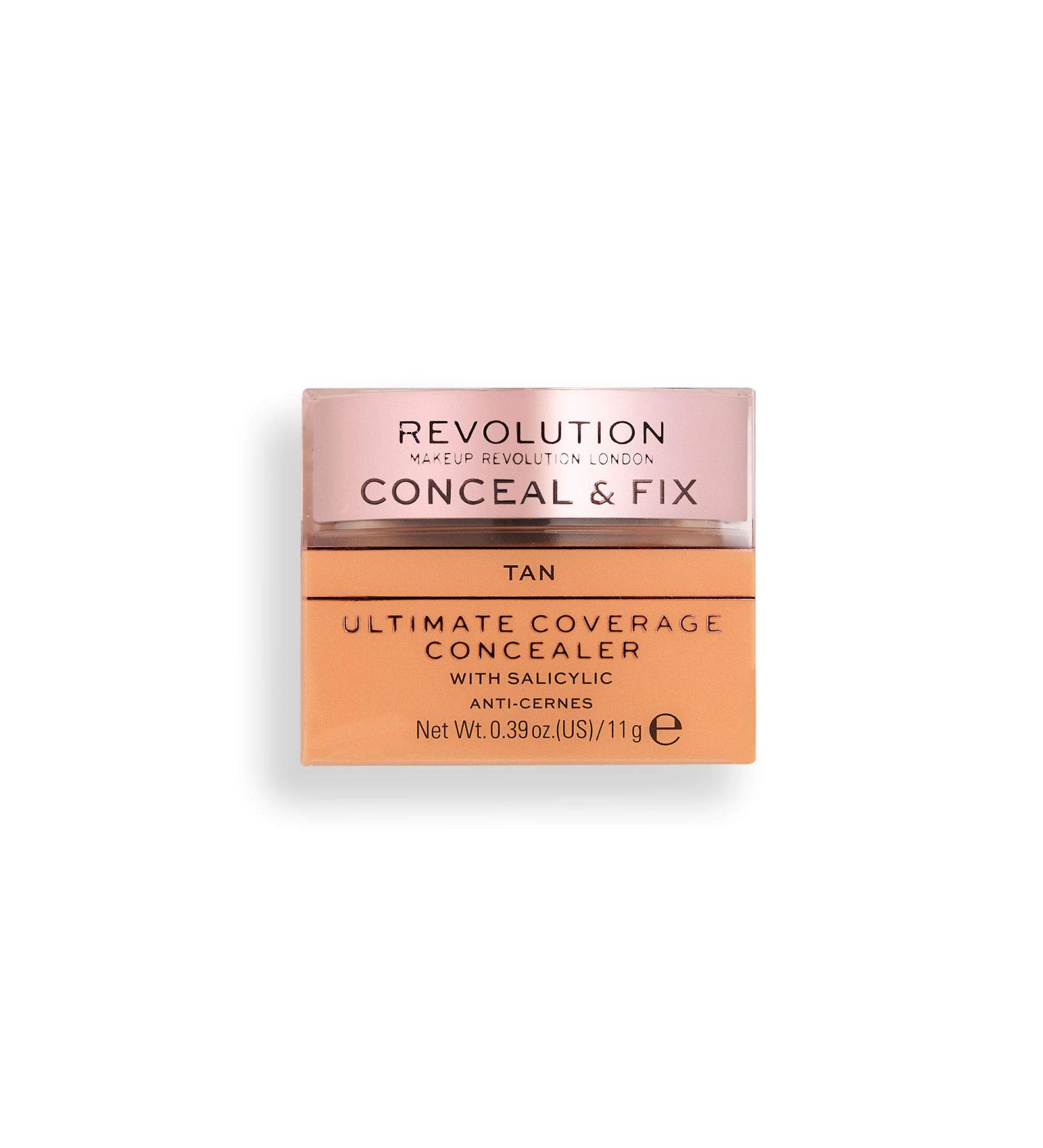  Revolution Beauty London Revolution Beauty London Conceal and Fix Ultimate Coverage Concealer Bronze 11 g - Buy Online on GoSupps.com