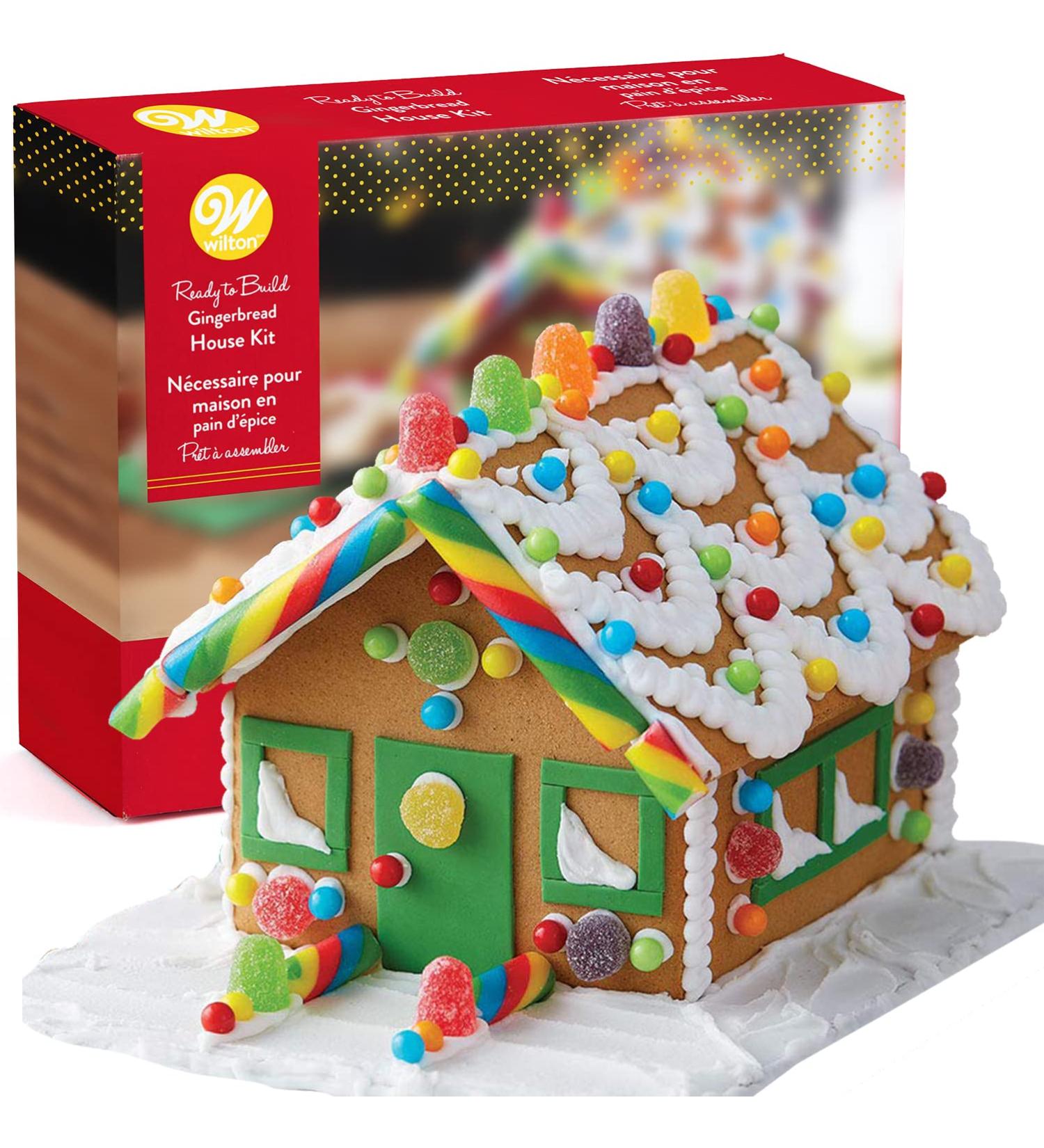 DIY Gingerbread House Kit with Candies, Icing, and Holiday Stickers - Fun Holiday Activity - Buy Online on GoSupps.com