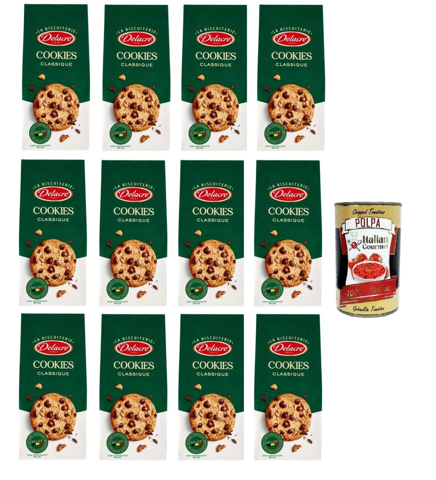  Italian Gourmet E.R. Delacre La Biscuiterie Classic Biscuiterie Classic 12 x 136 g + Italian Gourmet Pulp 400 g - Buy Online on GoSupps.com