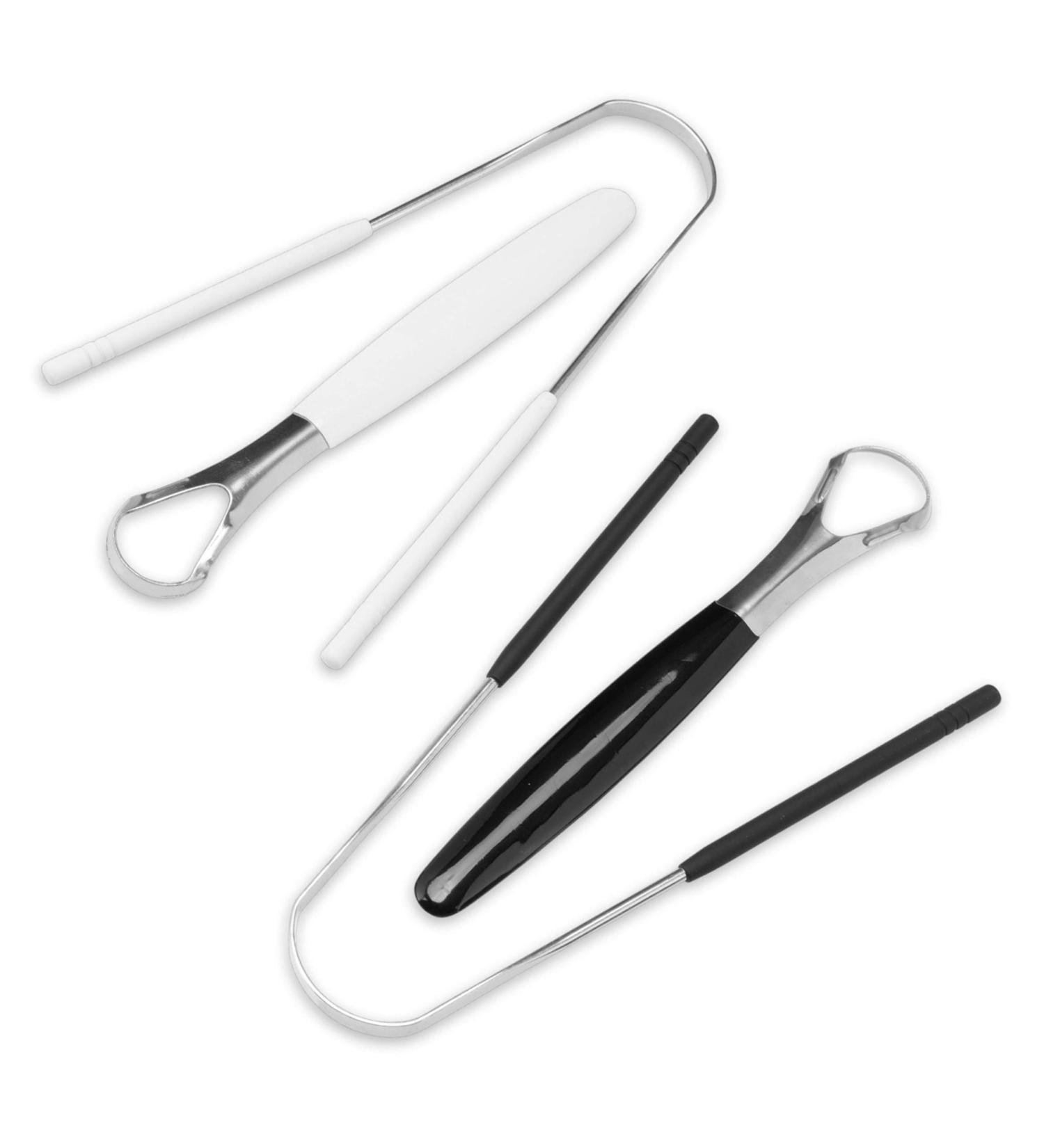 K-Pro Reusable Tongue Scraper | Medical Stainless Steel Tongue Cleaner for Better Oral Health - Buy Online on GoSupps.com