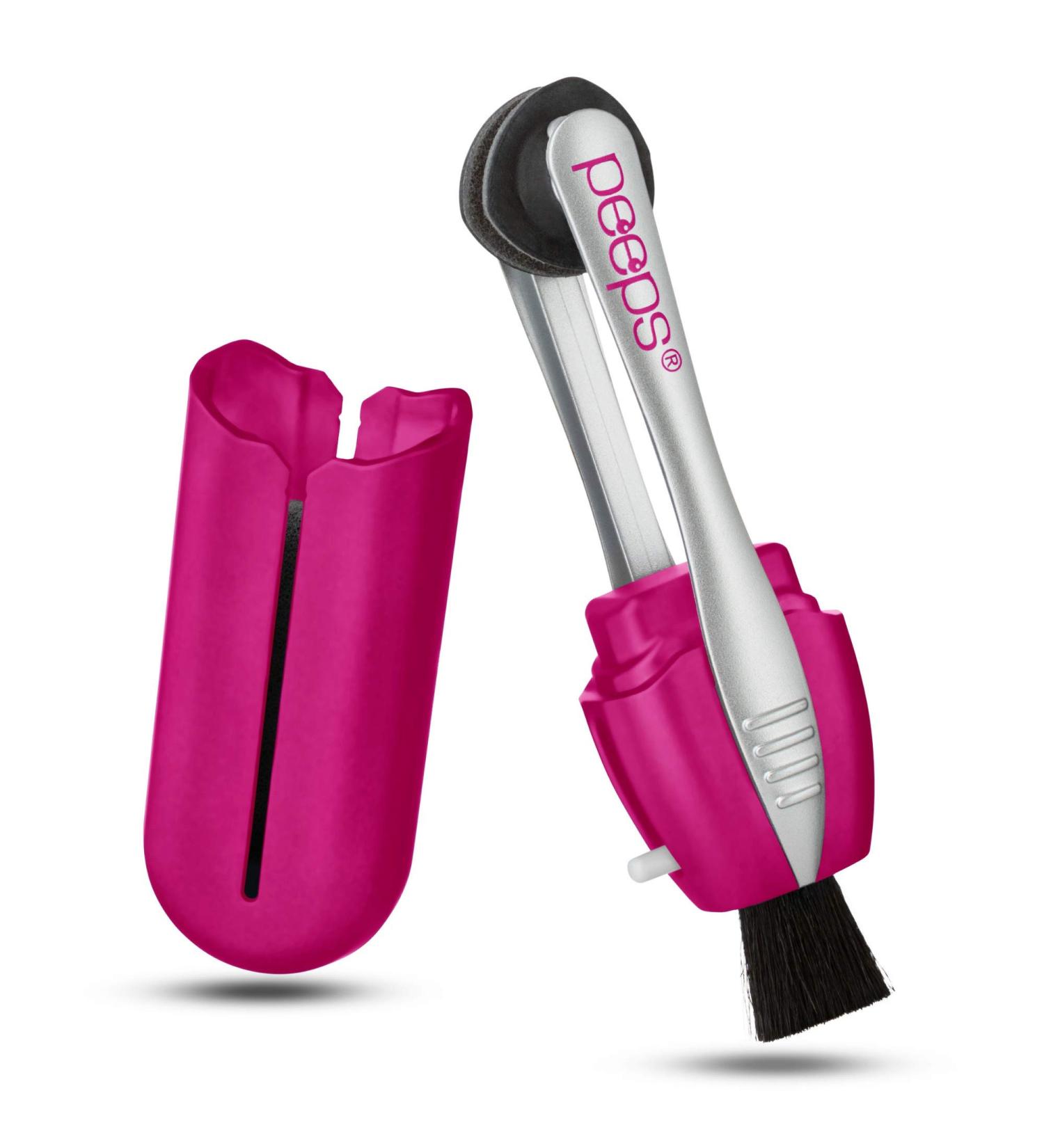 Peeps Carbon Lens Cleaner - Glasses and Sunglasses Cleaning Tool (Matte Pink) - Buy Online on GoSupps.com
