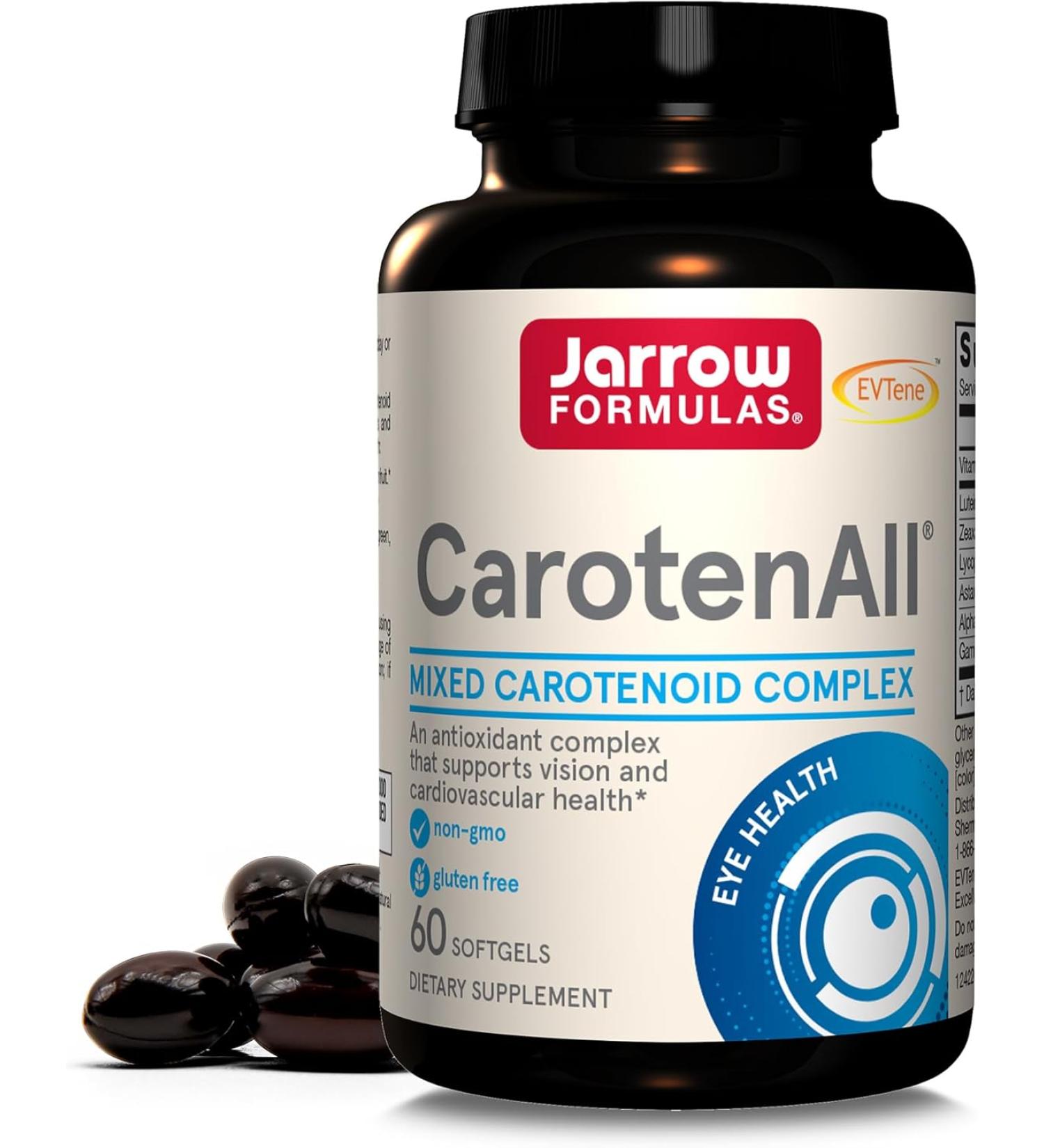 Jarrow Formulas CarotenALL Mixed Carotenoids Complex - 60 Softgels | Health & Wellness Supplement - Buy Online on GoSupps.com