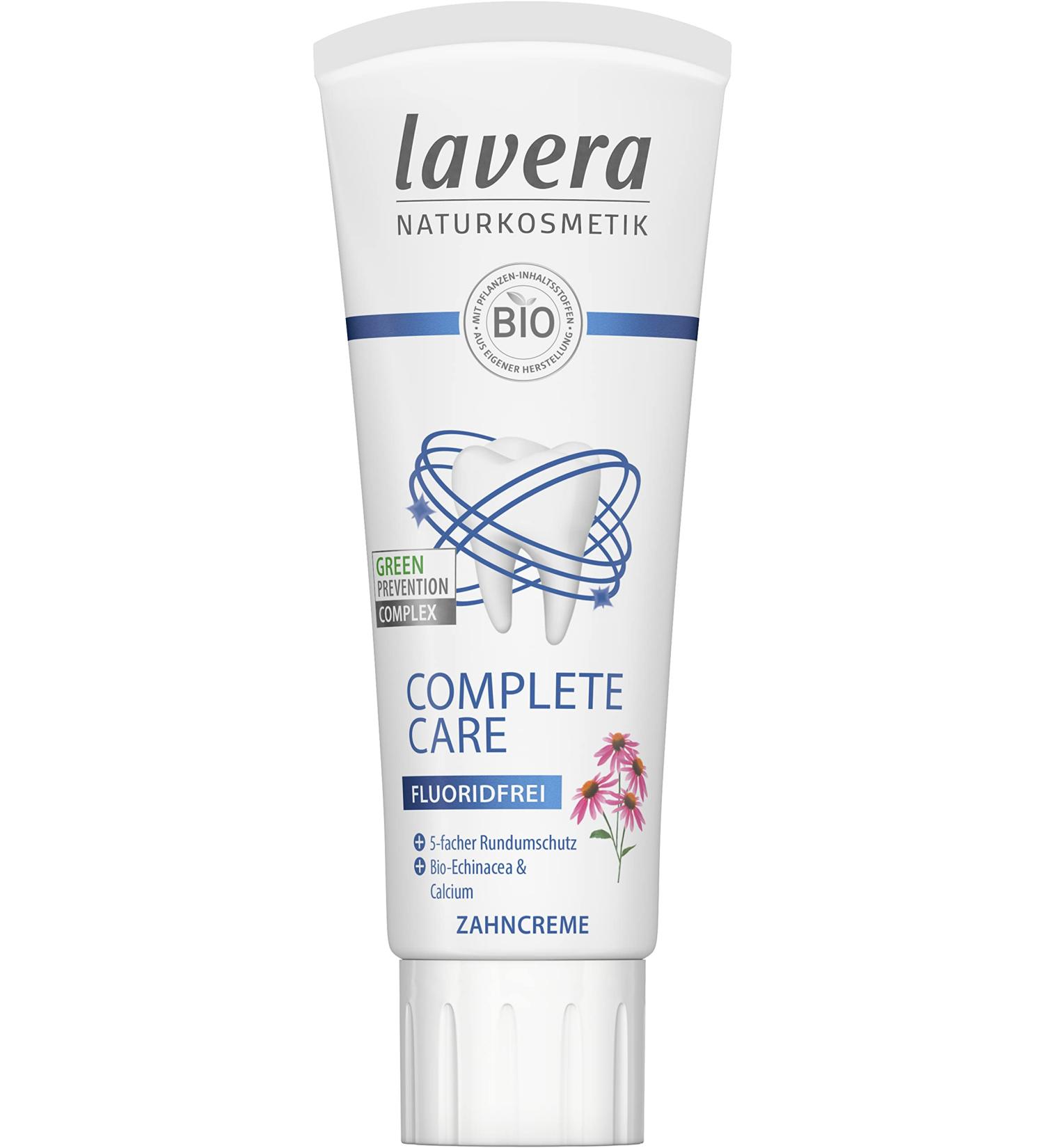 Lavera toothpaste Complete Care - Fluoride -free toothpaste - bio -echinacea and calcium - vegan - organic plant active ingredients - certified natural cosmetics - dental care - 75 ml - 1 Pack predecessor