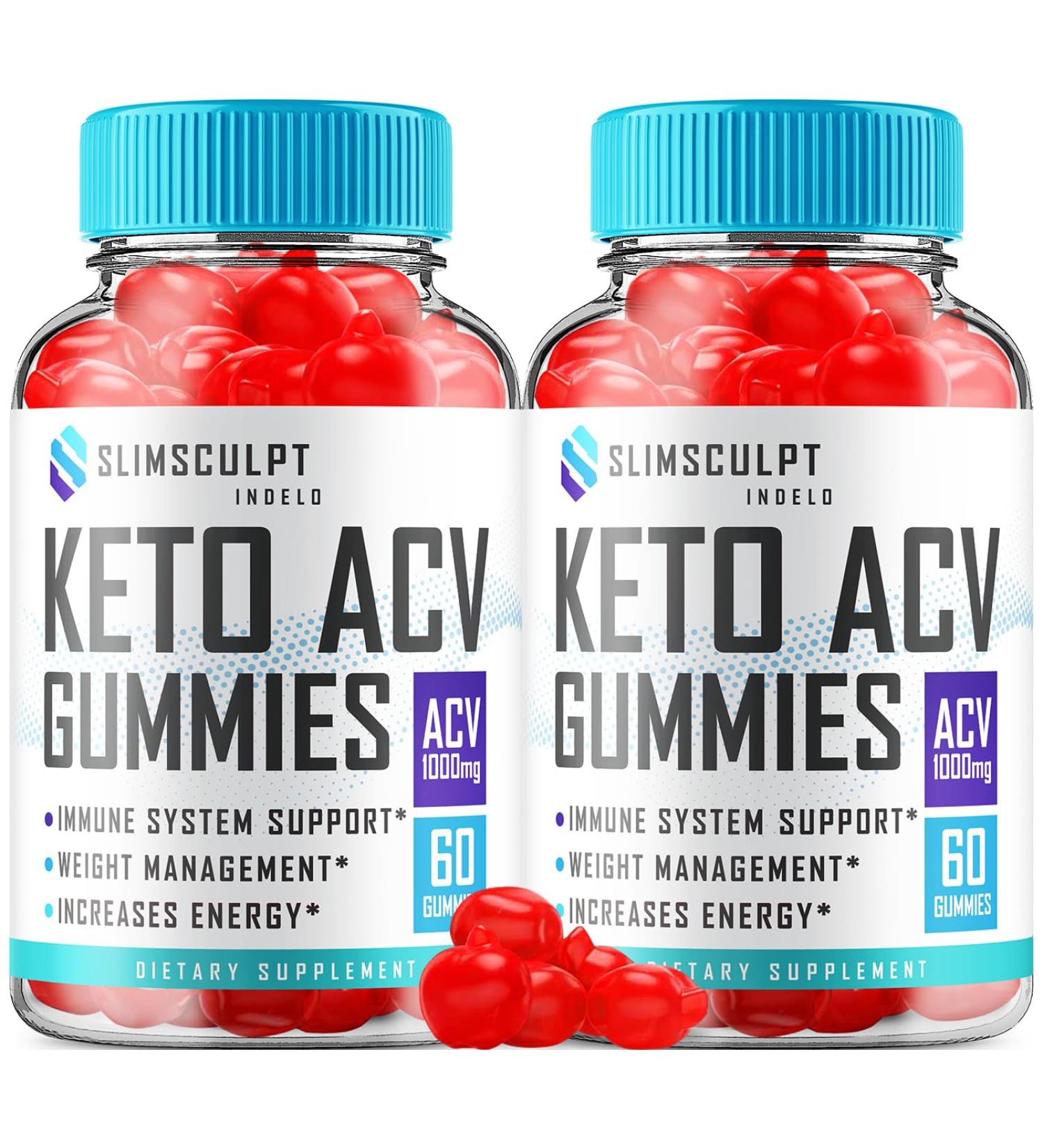 (2 Pack) Slimsculpt Keto ACV Weight Loss Gummies - Advanced Formula Slim Sculpt Keto plus ACV Gummies Apple Cider Vinegar Keto Slimsculpt ACV Gummies Dietary Supplement Reviews Men Women (120 Gummies) - Buy Online on GoSupps.com