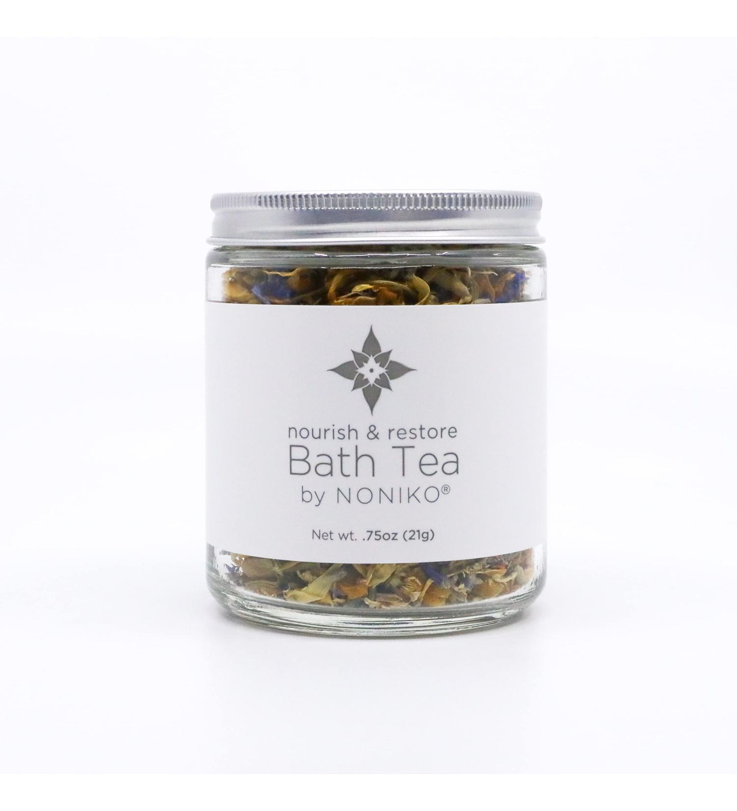 Nourish & Restore Bath Tea - Soothing Bath Soak for Stress Relief & Relaxation | International Shipping Available - Buy Online on GoSupps.com