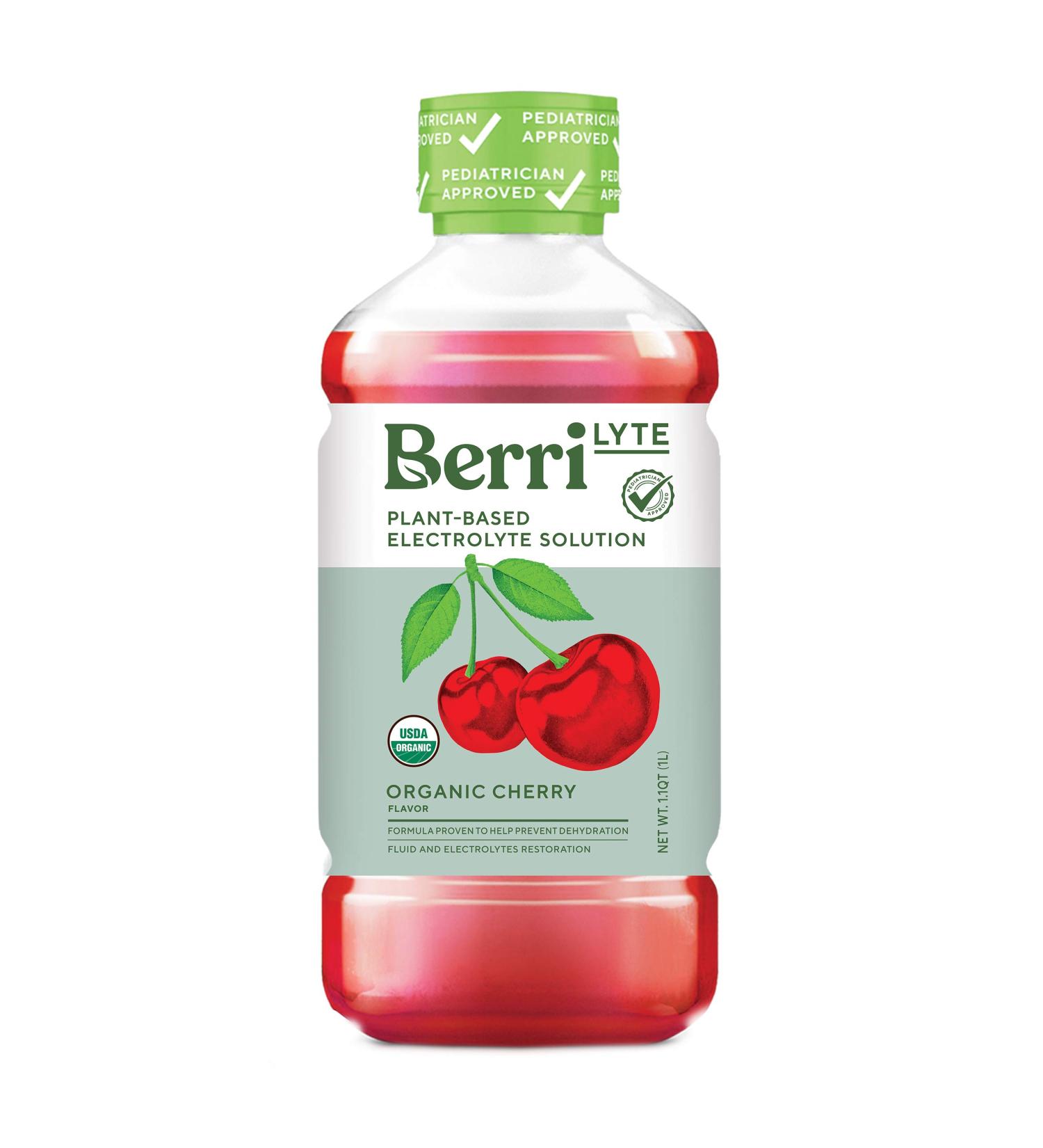 Berri Lyte Organic Electrolyte Solution | Low Sugar Cherry Pediatric Rehydration Drink - 1L Pack - Buy Online on GoSupps.com