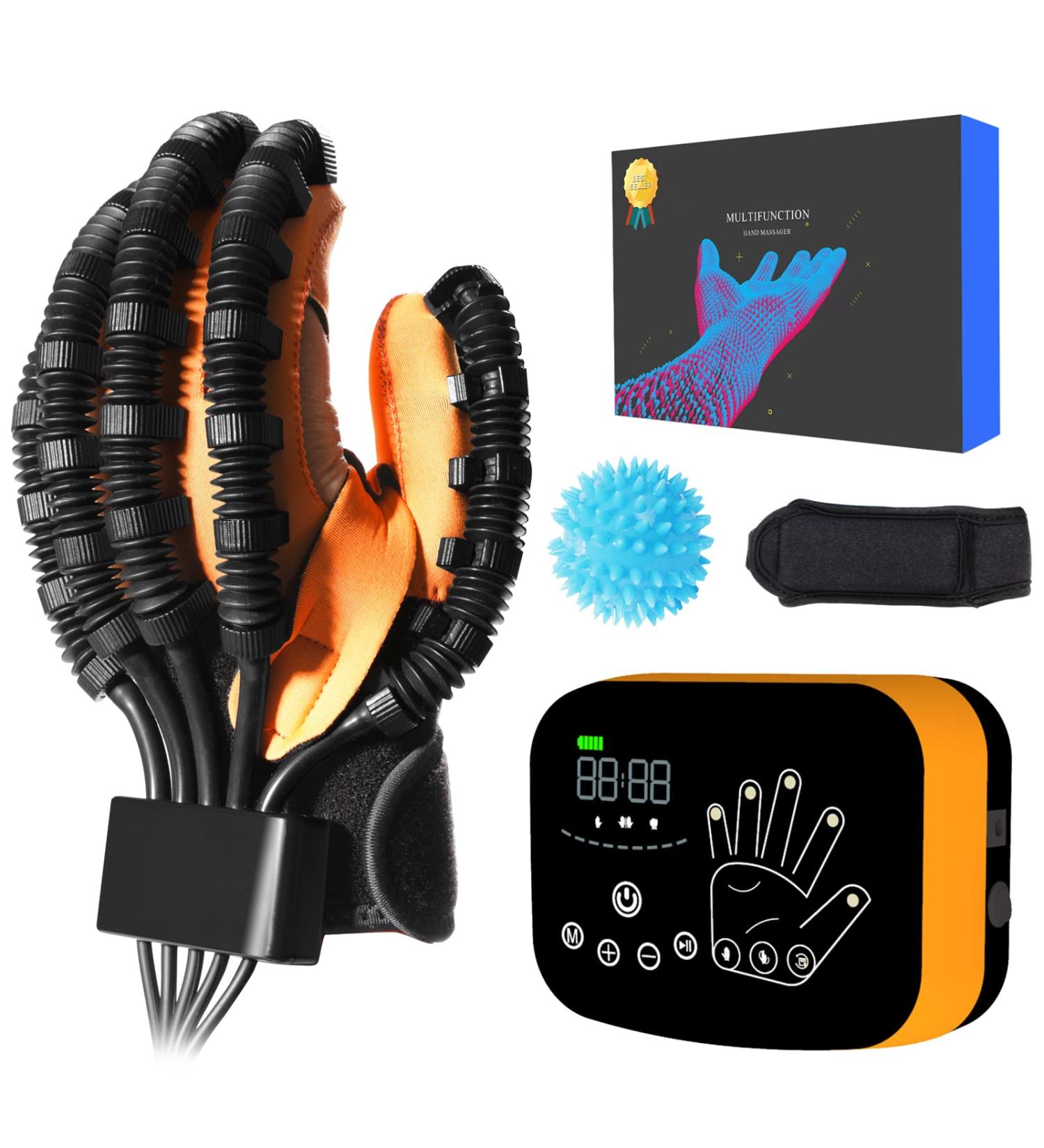 Stroke Hand Finger Splints Hand Trainer Stroke Rehabilitation Aid. Left Hand-L - Buy Online on GoSupps.com