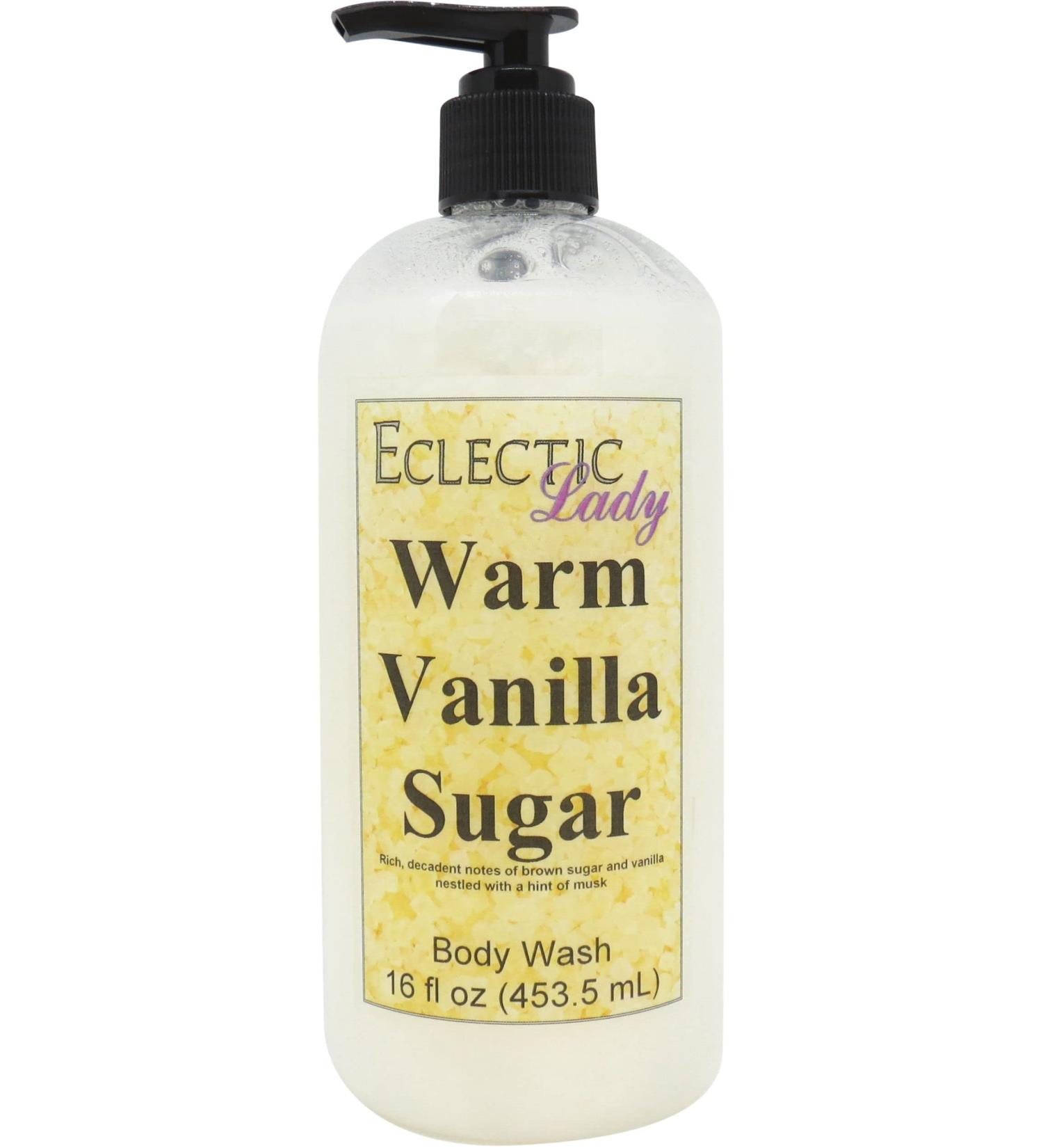 Eclectic Lady Liquid Pearl Body Wash - Warm Vanilla Sugar Scent 3-in-1 Use For Bubble Bath Hand Soap & Body Wash Phthalate-Free Warm Vanilla Sugar Fragrance Handcrafted in USA (16 oz) 16 Fl Oz (Pack of 1) - Buy Online on GoSupps.com