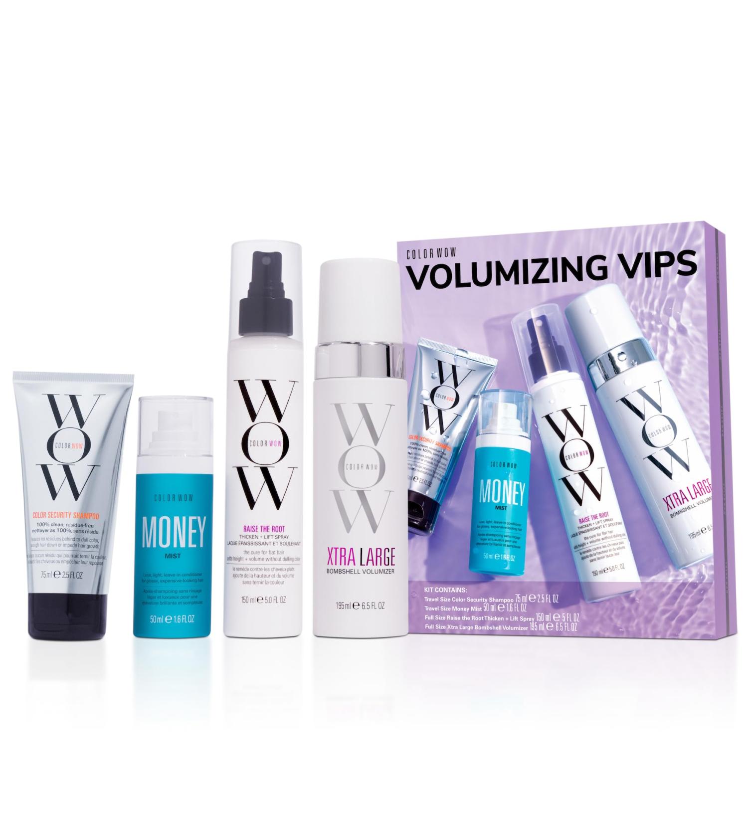 COLOR WOW Xtra Large Bombshell Volumizer New Alcohol-Free Technology for Lasting Volume and Thickness Value Kit (Pack of 4) - Buy Online on GoSupps.com