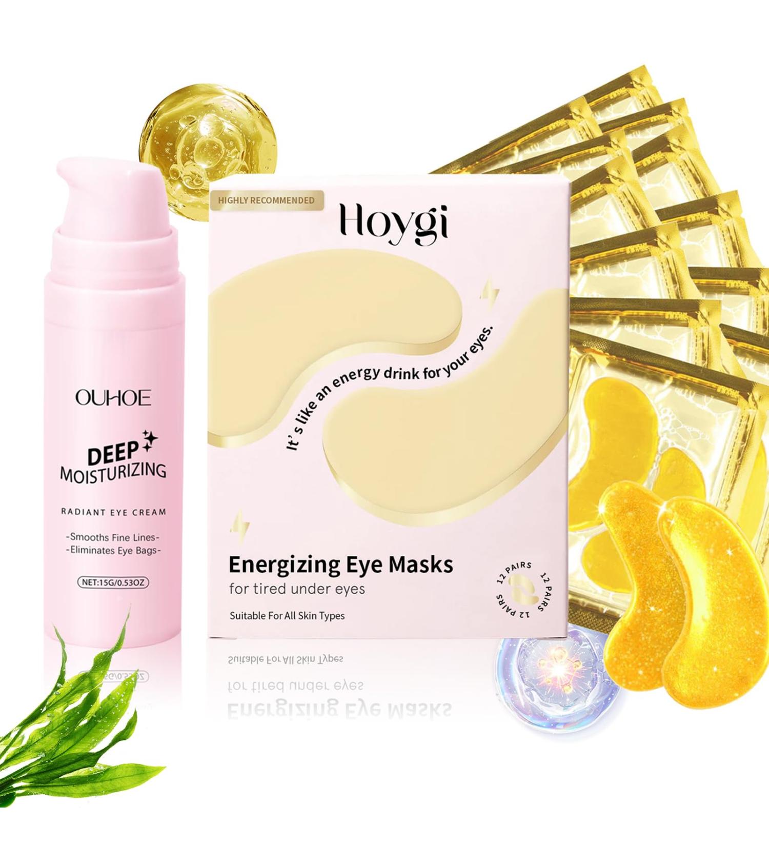 HANGGON Eye pillow 12 pairs 15g retinol eye cream eye pillow with hyaluronic acid eye pillow eye cream can fight against dark circles wrinkles swelling eye bags antiaging eye mask eye care eye - Buy Online on GoSupps.com