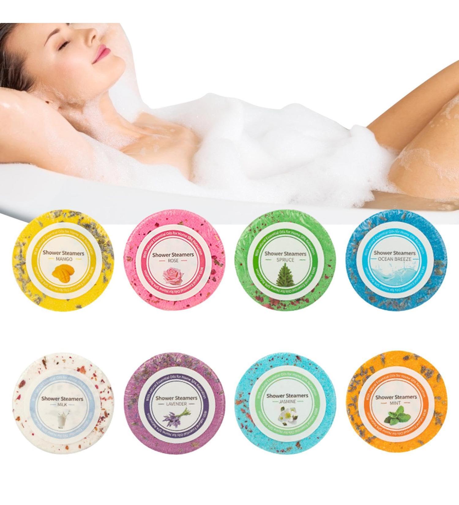 G n rique Shower Steamers - Bath Bombs | Foot Soak Tablets | Care and Relaxation Giffts for Women and Men Organic Natural Oils Slimming Bath Bombs Variety Scent Shower Steamers - Buy Online on GoSupps.com