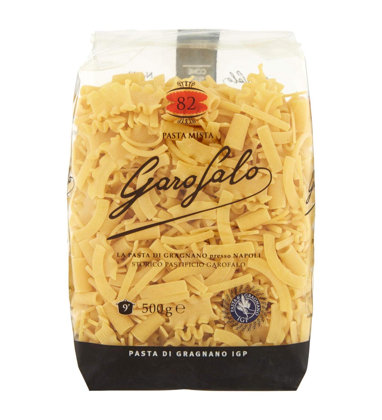 Garofalo Garofalo Pasta di Gragnano IGP Mixed Pasta No. 82 Durable Wheat Pasta 100% Neapolitan Pasta 500g