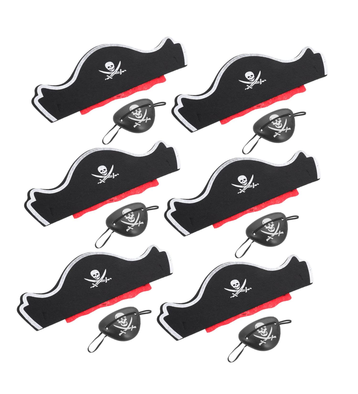FRCOLOR 18 Sets Pirate Hair Blindfold Cosplay Pirate Dress Accessories Pirate Eye Patch Pirate Captain Eye Patches Pirate Theme Party Favors Pirate Captain Hat Pirate Cosplay Costume Cloth - Buy Online on GoSupps.com