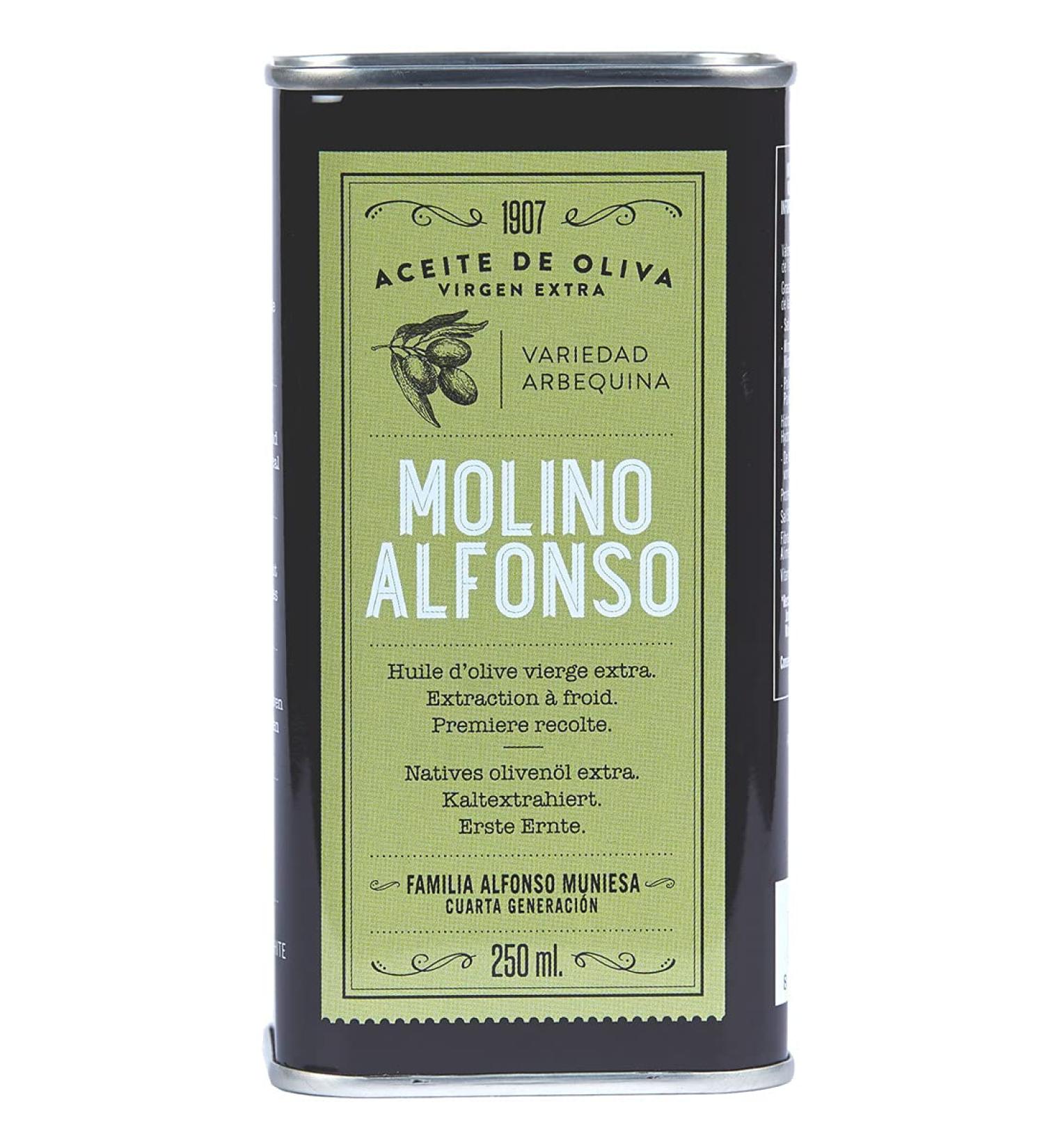Arbequina First Harvest Olive Oil (250 ml box) - Molino Alfonso - Buy Online on GoSupps.com