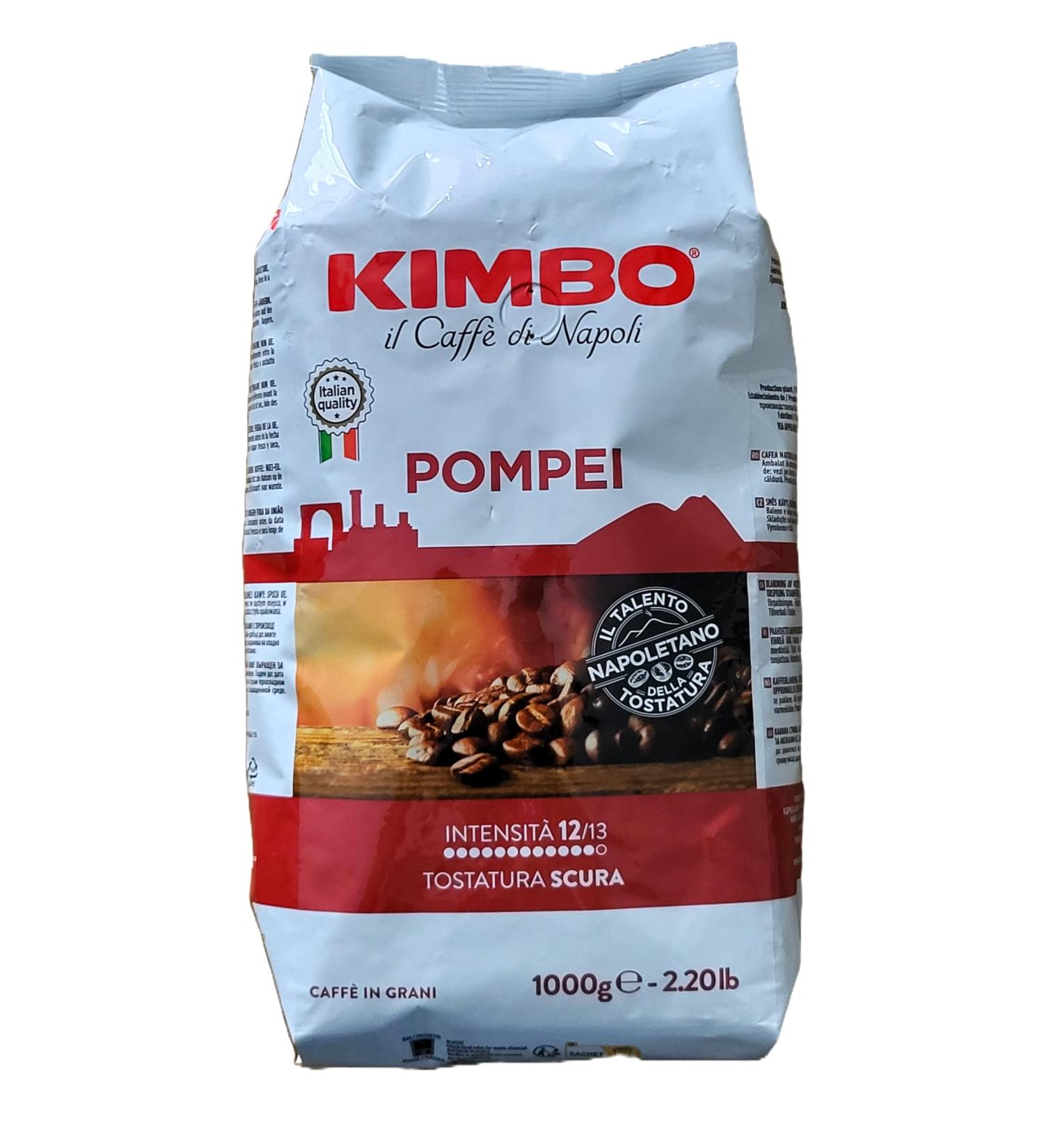 Caf en grains Kimbo Pompei 1 kg - Buy Online on GoSupps.com