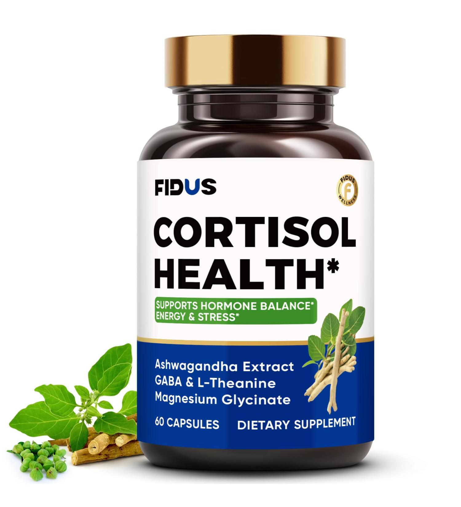 Fidus Women s Wellness Adaptogen Cortisol Support with Ashwagandha Rhodiola Holy Basil & L-Theanine Mood & Rest Balance Vegan 60 Capsules - Buy Online on GoSupps.com