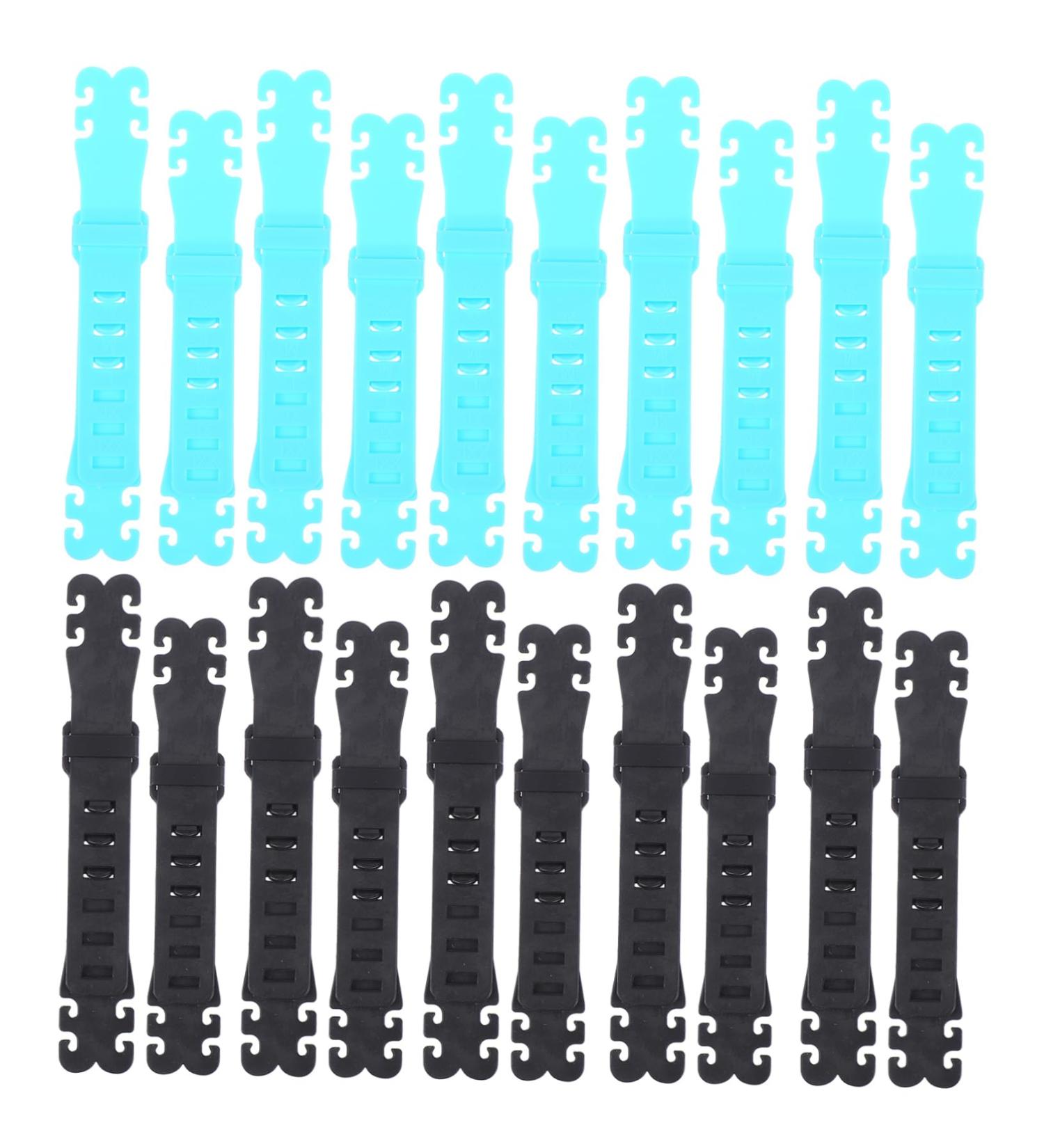 Outanaya 20-Piece Adjustable Anti-Fall Mask Lanyard - Break Extension & Hook for Enhanced Comfort - Buy Online on GoSupps.com