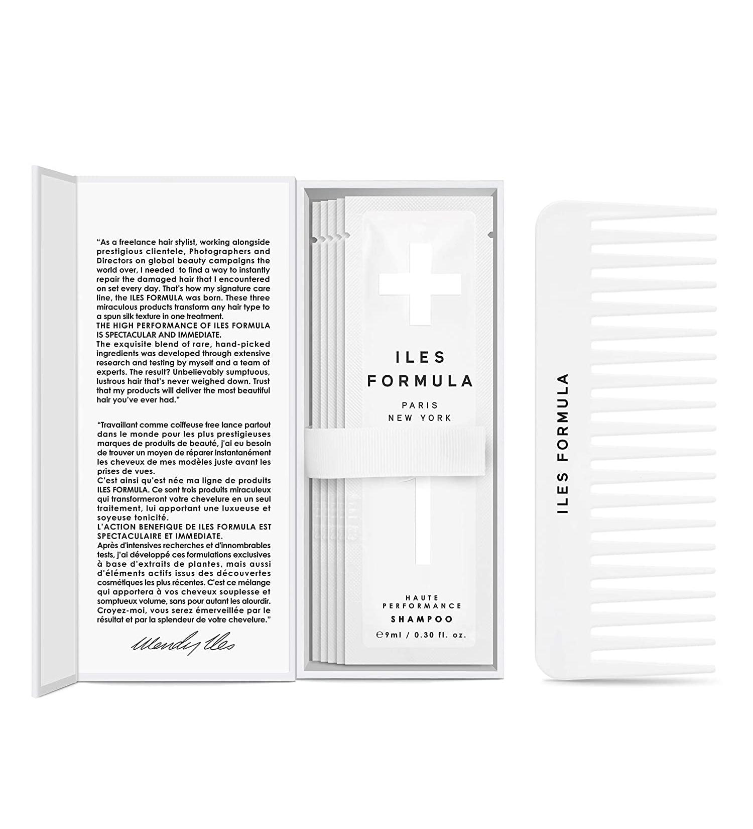 Iles Formula Discovery Travel Kit - Cleanse Repair & Protect Hair | Haute Performance Shampoo Conditioner & Serum for All Hair Types - Buy Online on GoSupps.com