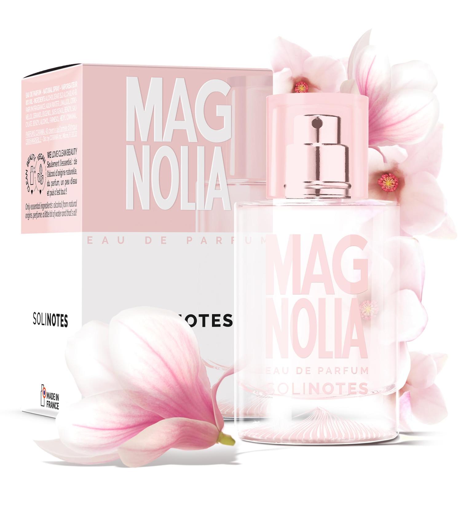 SOLINOTES Magnolia Perfume for Women - Eau De Parfum | Delicate Floral and Soothing Scent - Made in France - Vegan - 1.7 fl.oz - Buy Online on GoSupps.com