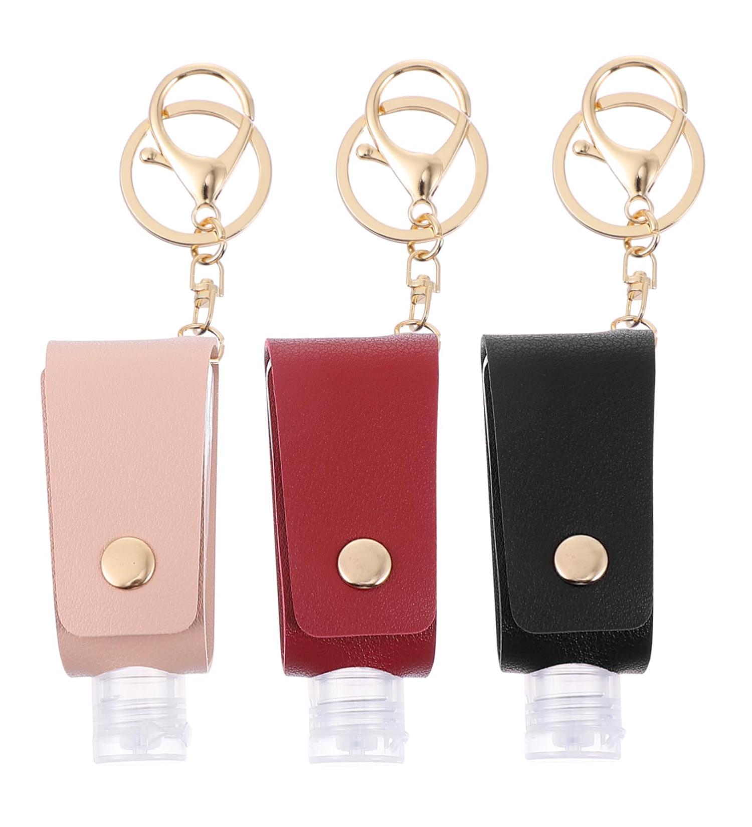 Abaodam 3 Sets Pendant Keychain for Keys Empty Bottle Keychain Travel Bottle Keychain Bags - Buy Online on GoSupps.com