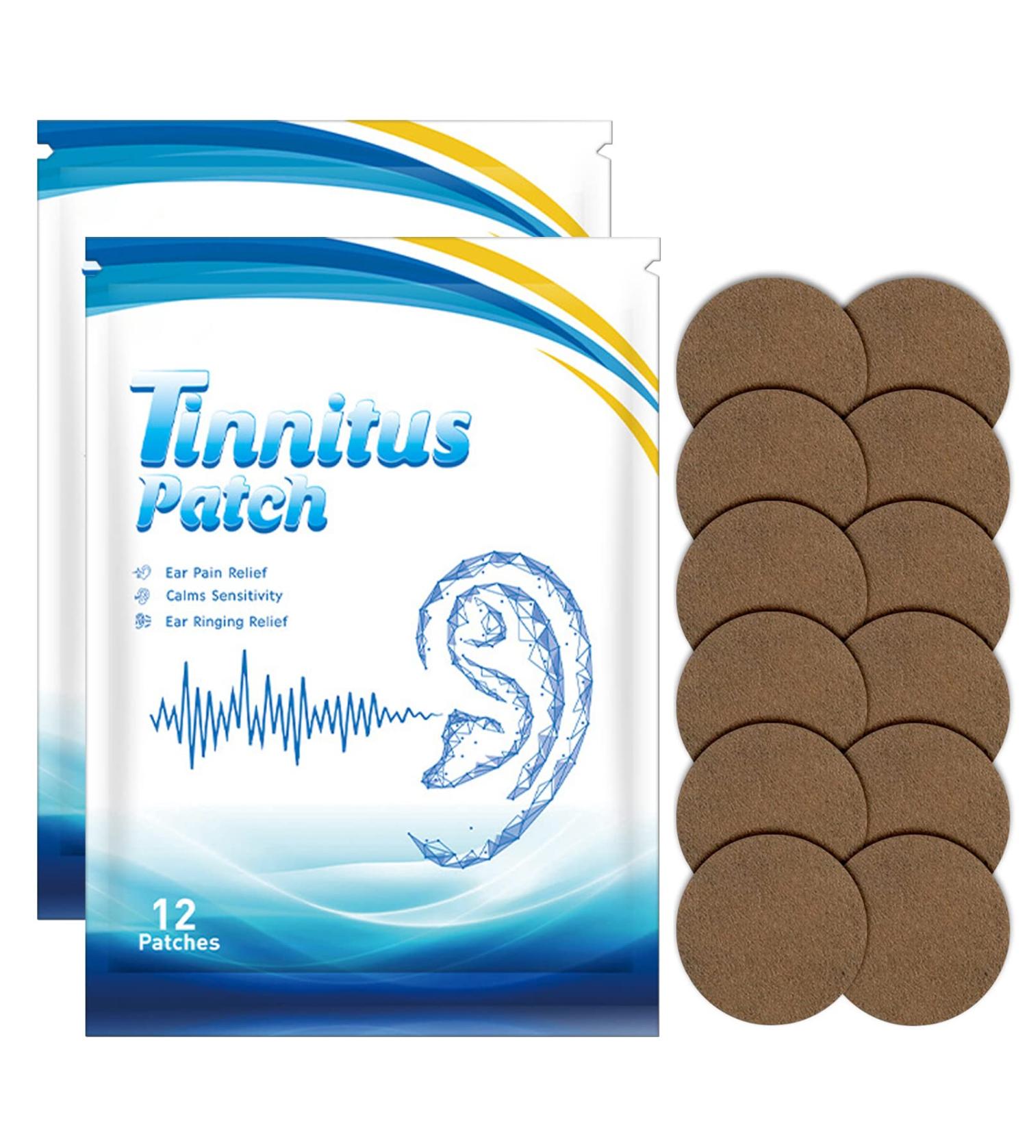 Tinnitus Relief Patch - Effective Tinnitus Treatment for Men and Women - Green 2 - Buy Online on GoSupps.com