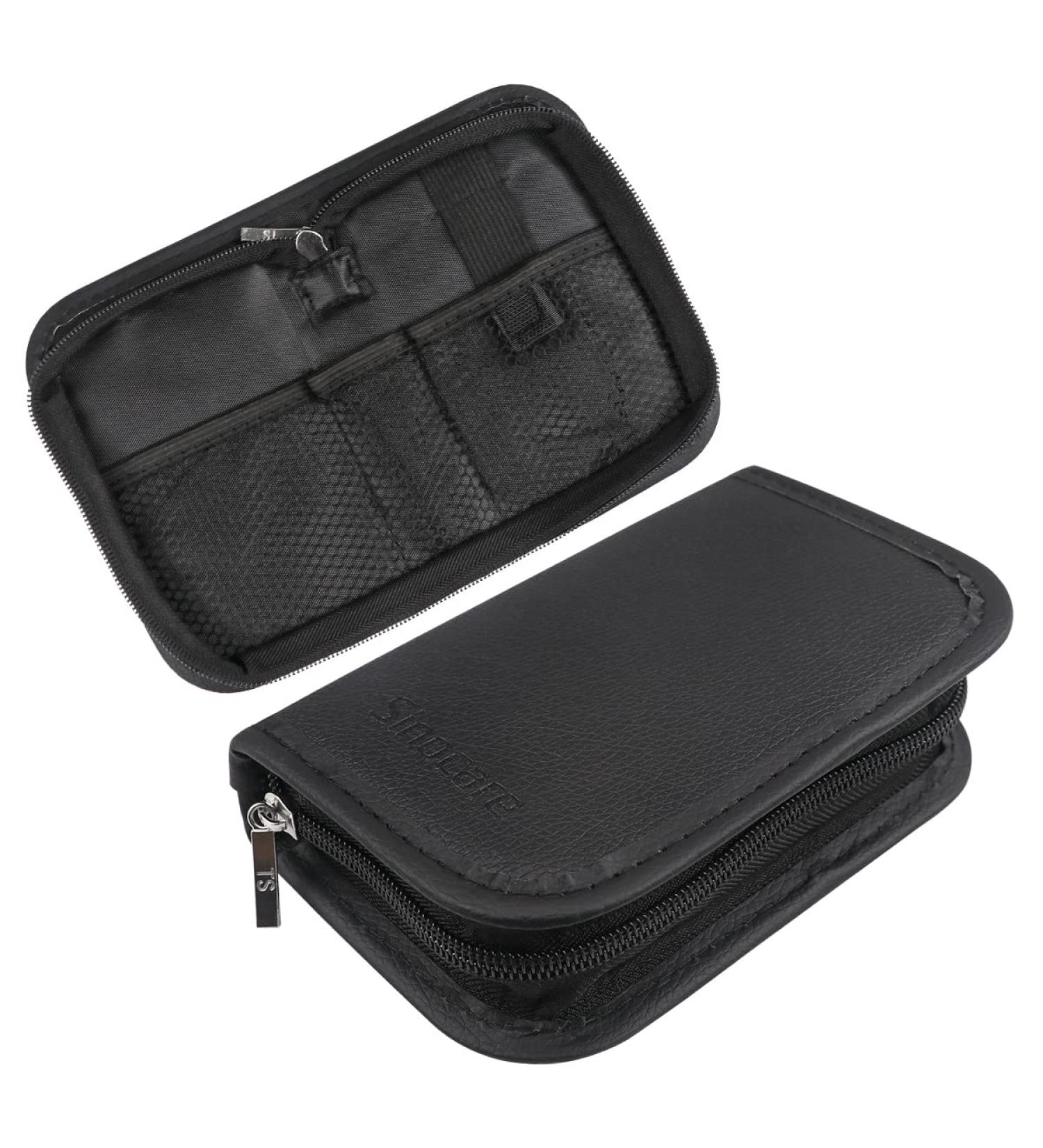 FERCAISH Portable Glucose Meter & Sphygmomanometer Carrying Bag - Medical Device Storage with Mesh Pocket - Nylon Tool Kit (Black) - Buy Online on GoSupps.com