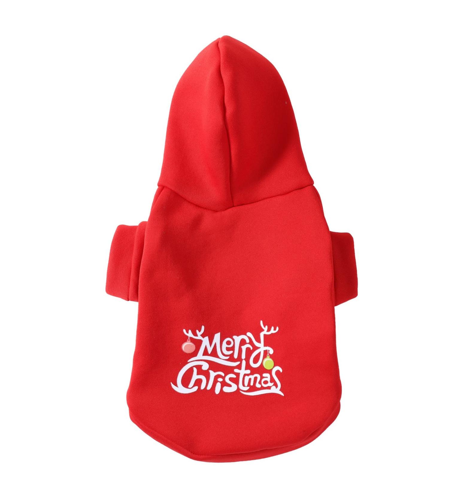 Amaone Waterproof Dog Coat - Winter Warm Jacket for Puppies & Small Dogs | Fleece Hoodie with Bag - Perfect for Autumn & Winter - Buy Online on GoSupps.com