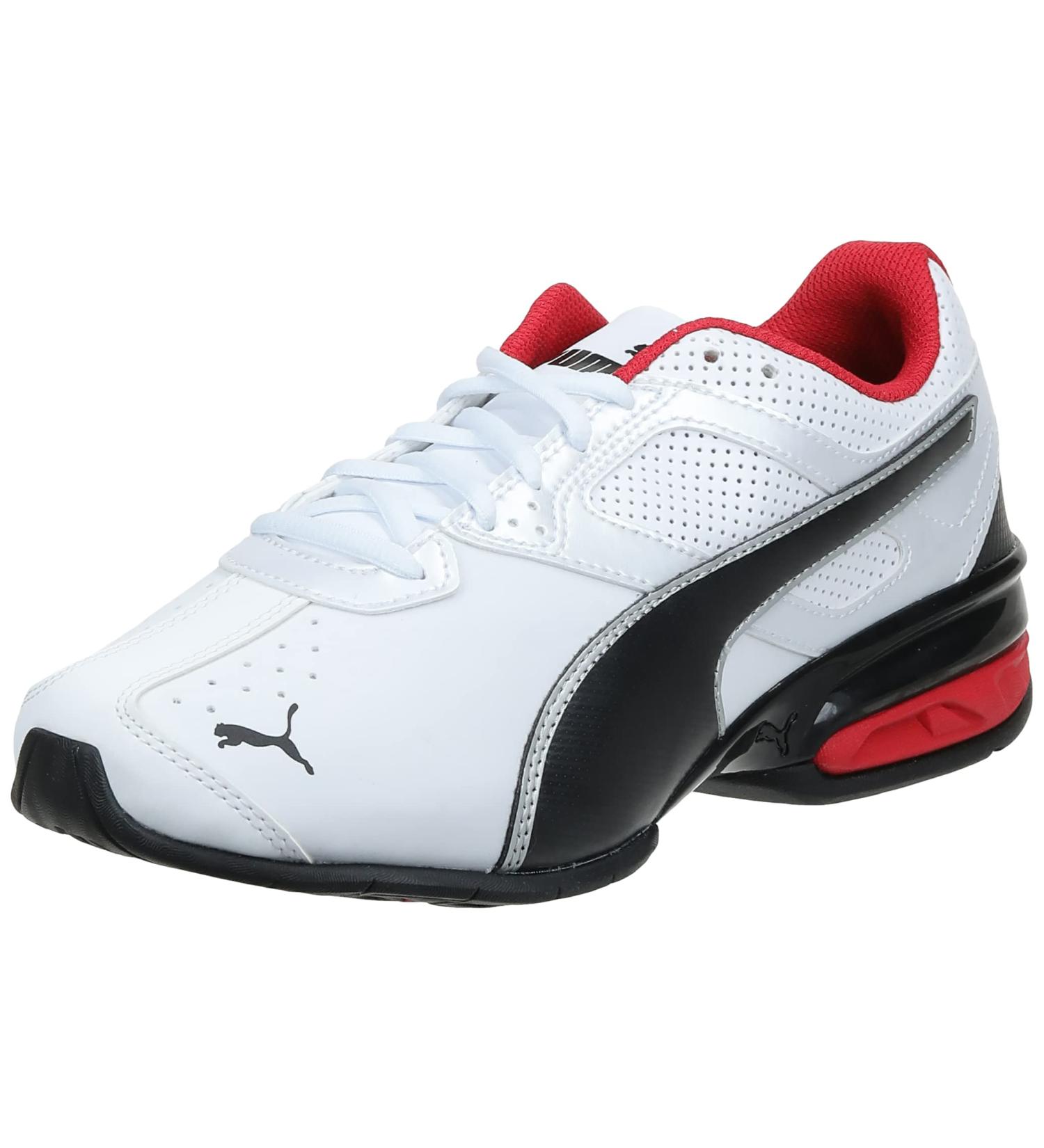 PUMA Men's Tazon 6 Sneaker - White/Black/Silver - Size 10 - Buy Online on GoSupps.com