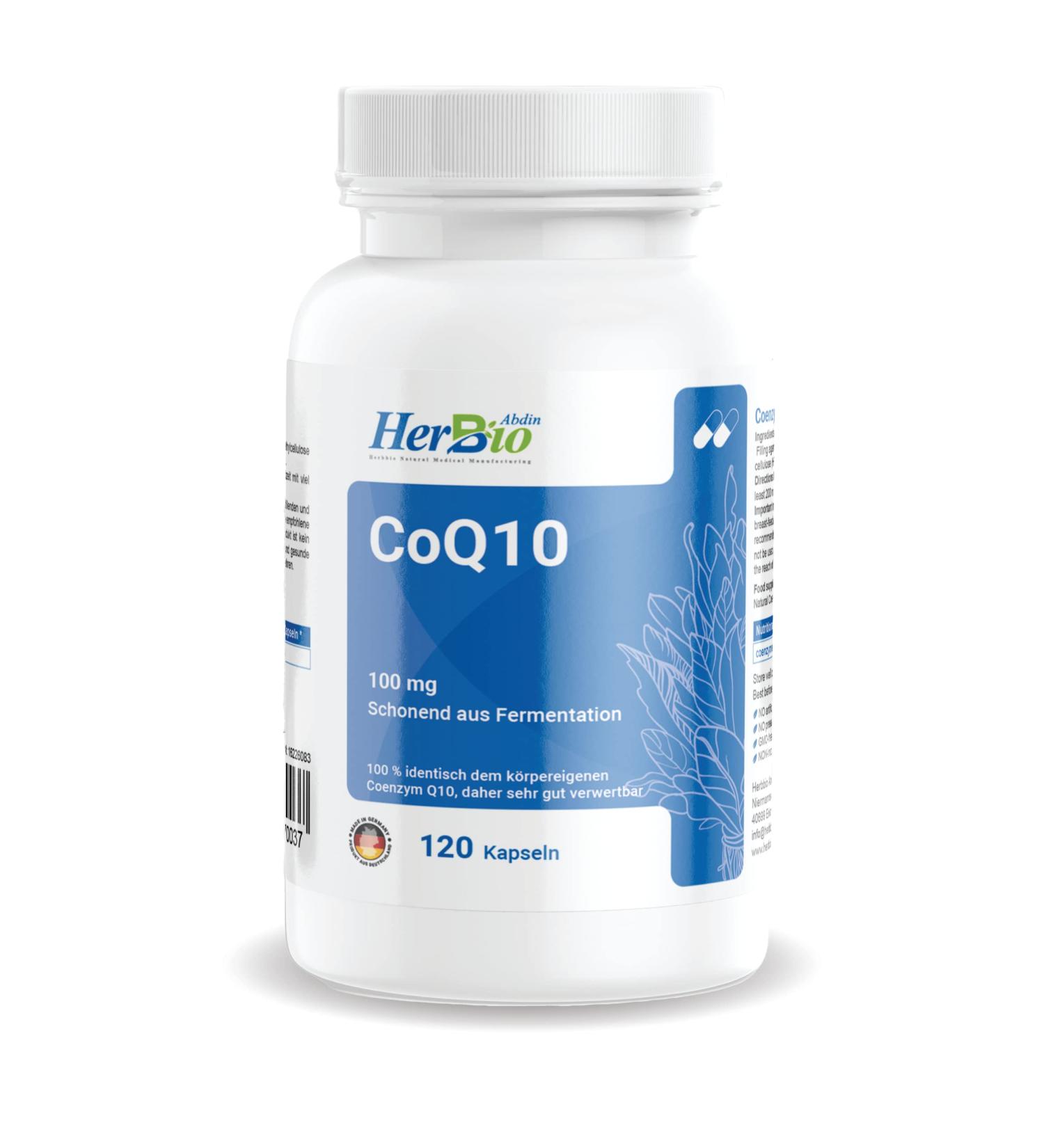 High-Dose Q10 Capsules - 120 Vegan Coenzyme Q10 - 100mg Per Capsule - Boost Vitality & Energy - Lab-Tested - 4-Month Supply - Buy Online on GoSupps.com