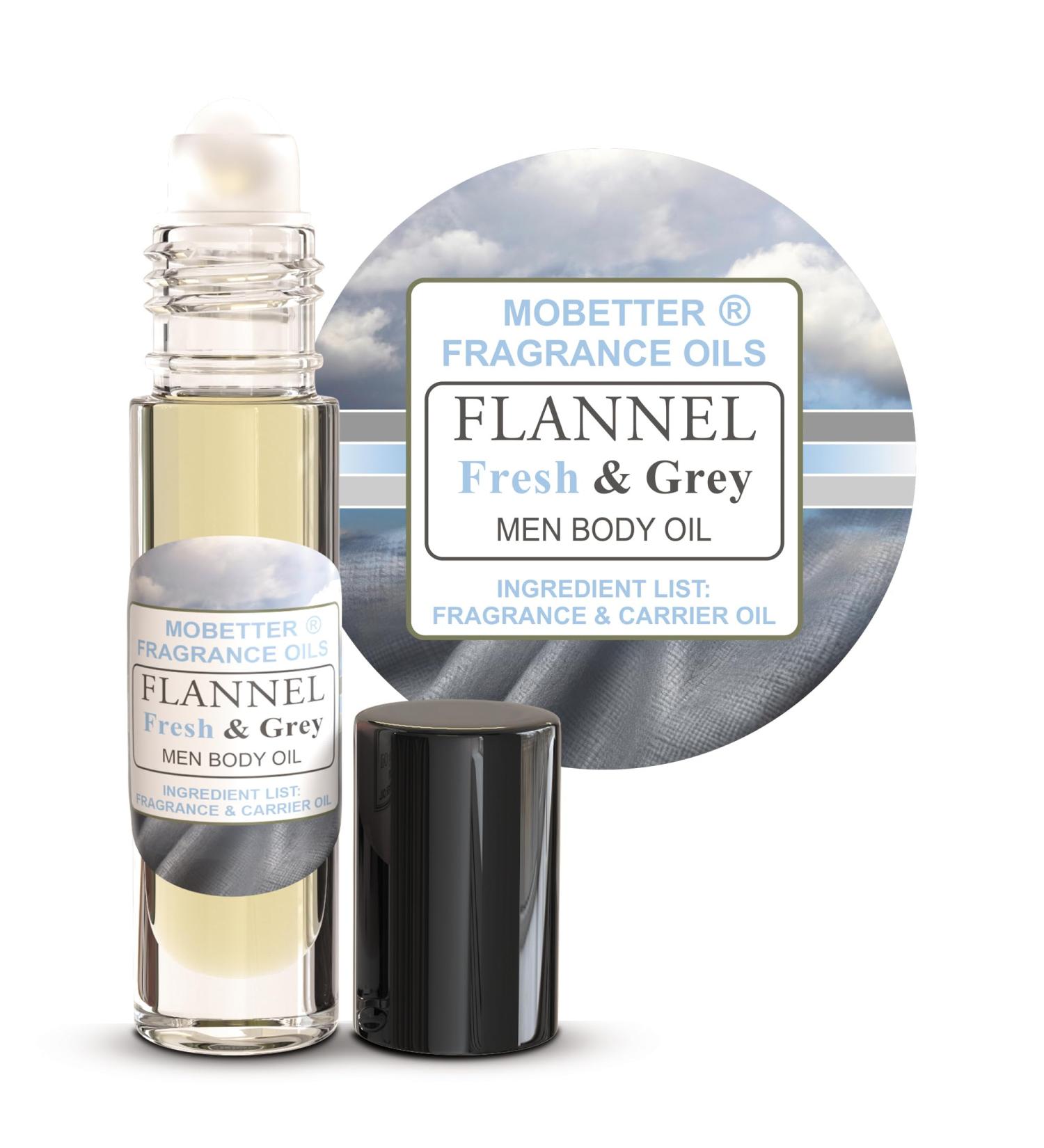Flannel Fresh & Grey Men Fragrance Body Oil Flannel Fresh and Grey - Buy Online on GoSupps.com