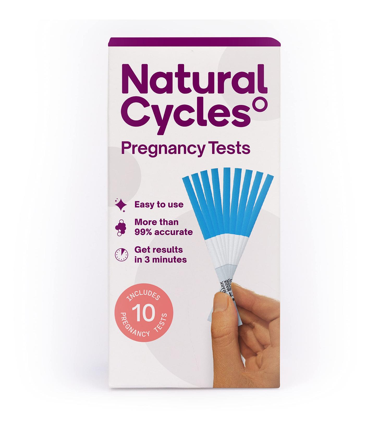 Natural Cycles Pregnancy Tests - 10 Pack | Over 99% Accurate Results in Minutes - Buy Online on GoSupps.com
