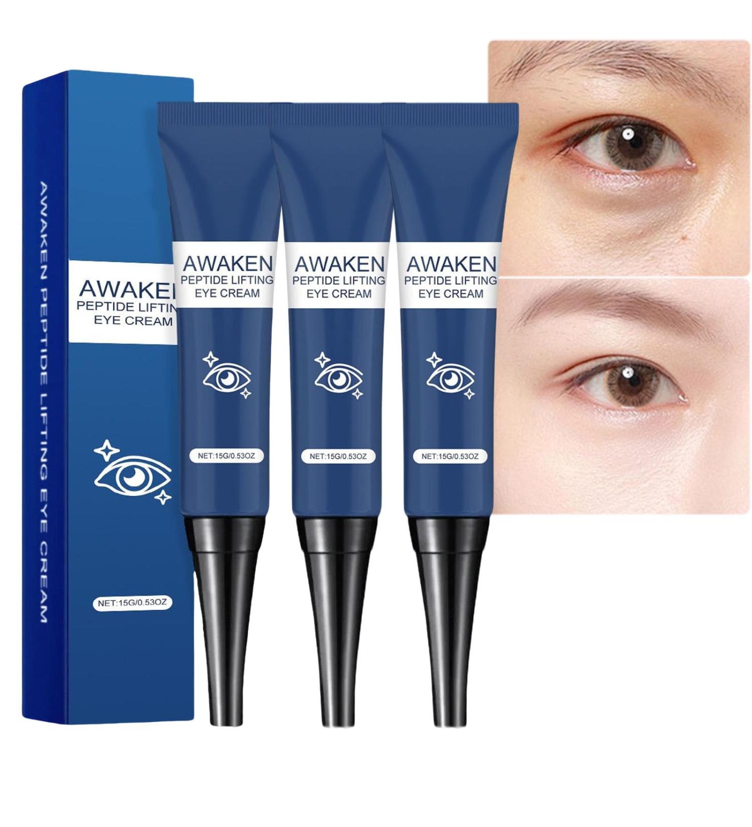  JASUBAI Immediate Effect Firming Eye Gel Awaken Peptide Eye Gel for Puffiness Relief Retinol & Peptides to Reduce Under Eye Bags Anti Wrinkle Serum For Eye - Buy Online on GoSupps.com