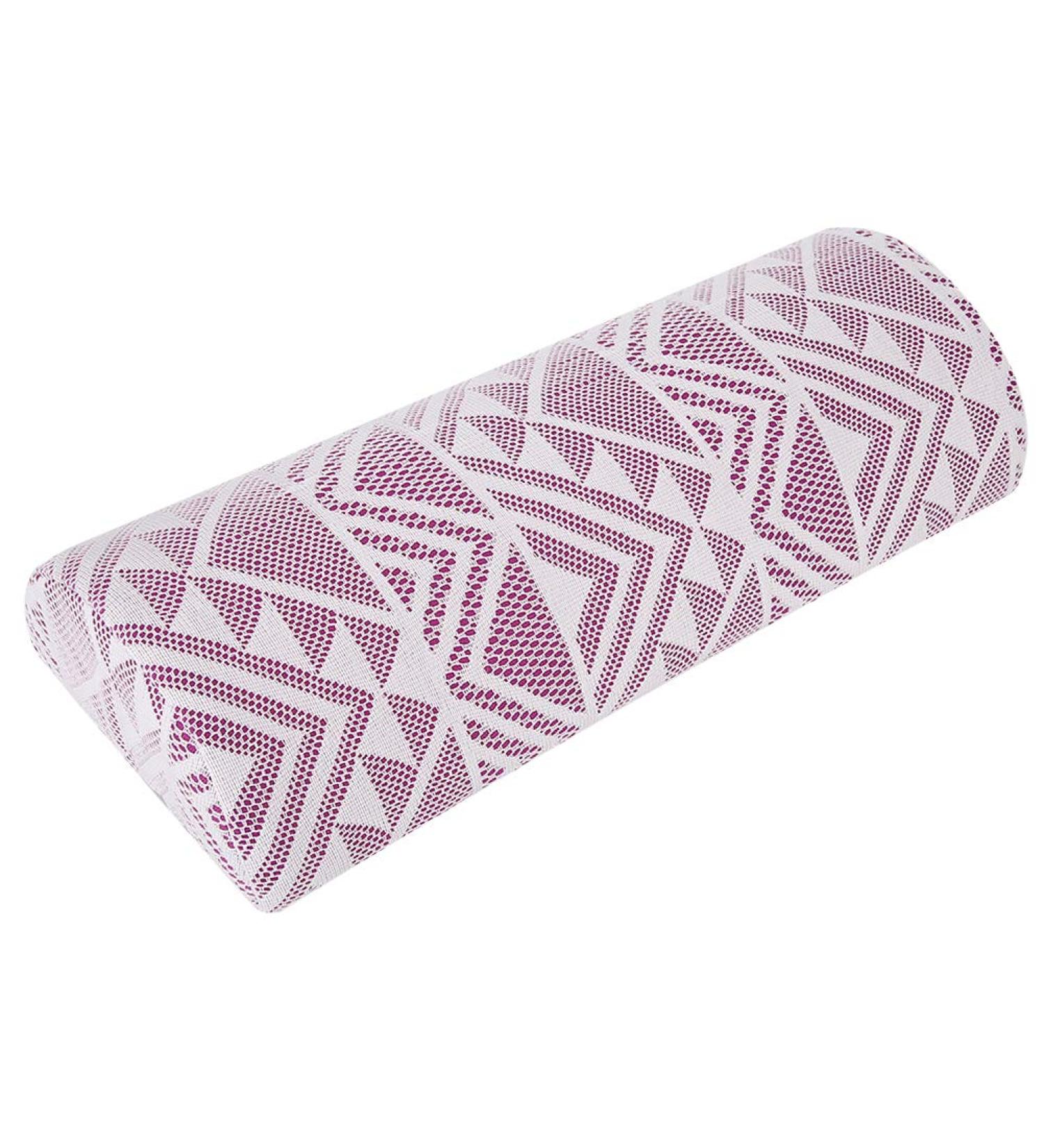 Not Deformed For A Long Time Nail Art Pad Soft Nail Art Hand Pillow for Home Beauty Salon(Purple geometry) - Buy Online on GoSupps.com