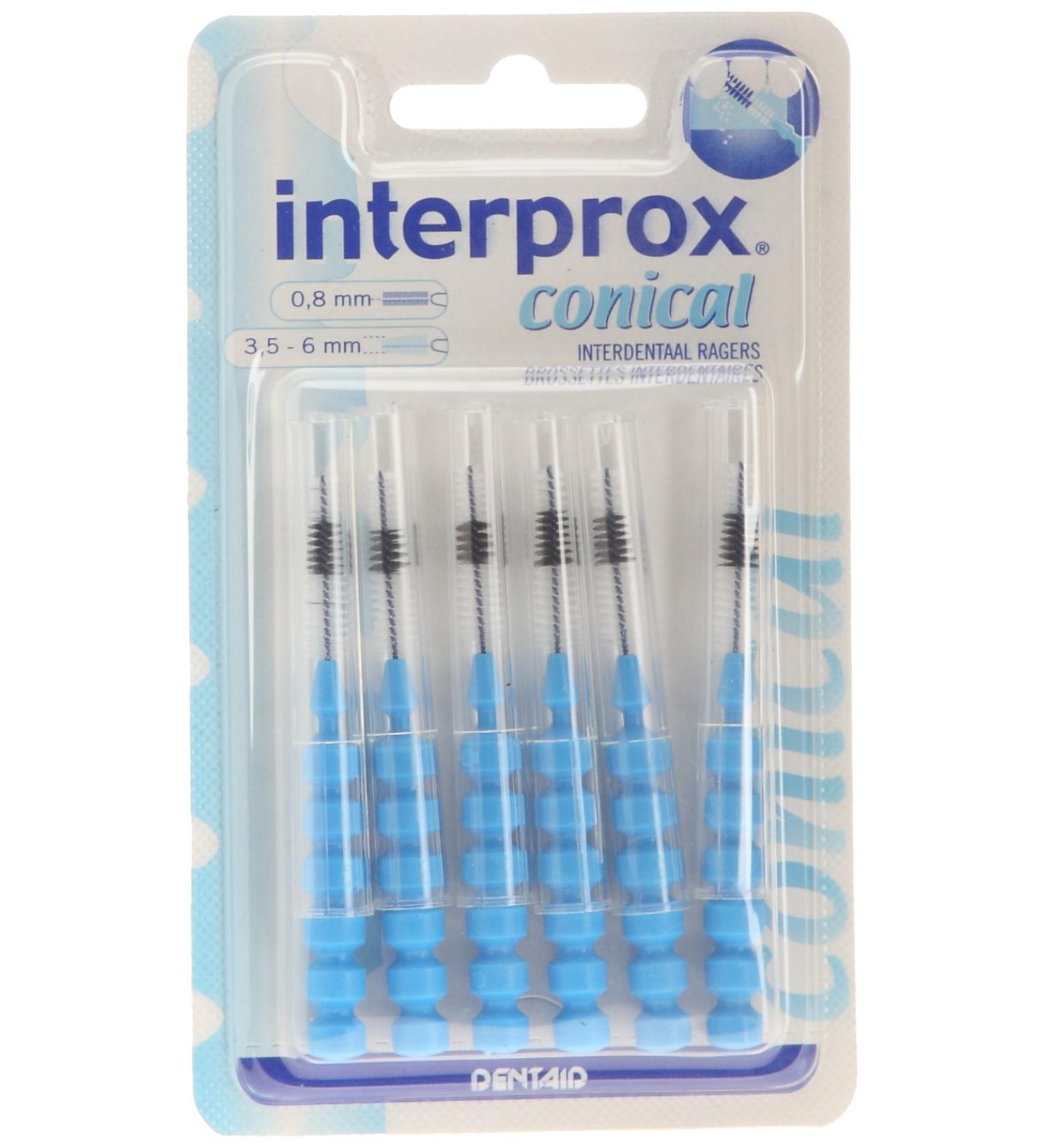 Interprox conical 4867807 Interdental brushes Blister-6 Blue