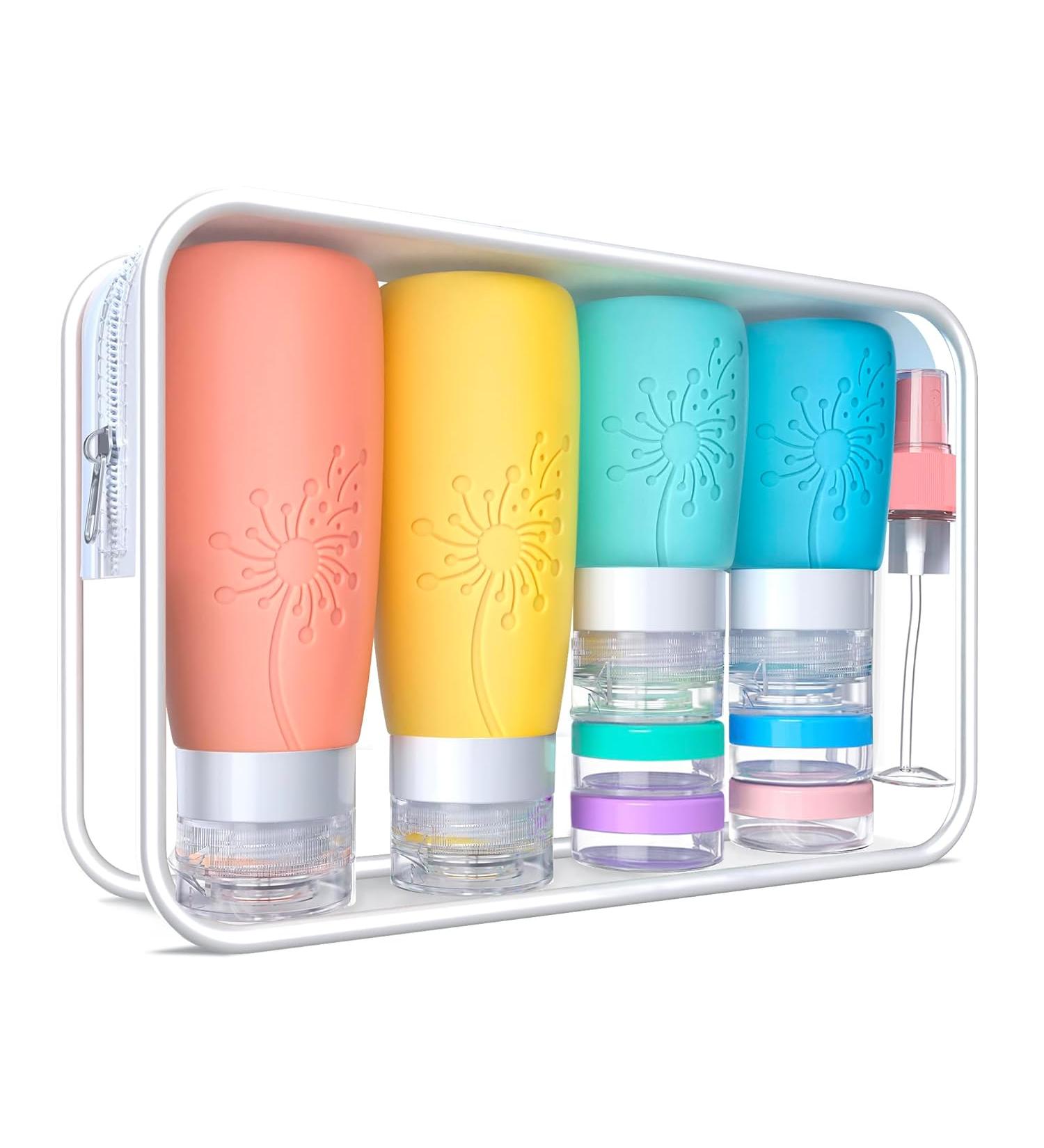 Travel Bottles for Toiletries - Dandelion - 20 Pack - Buy Online on GoSupps.com