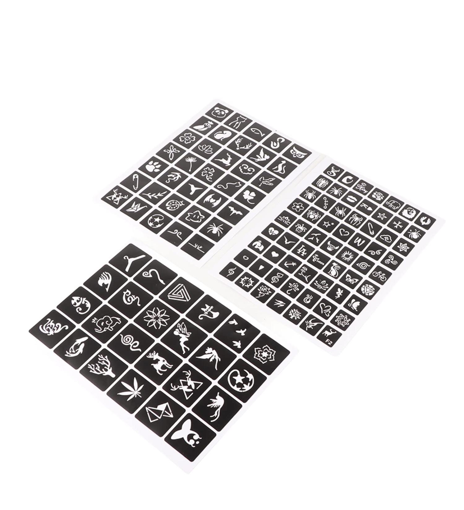 Simple Safe Odorless Non-toxic Stencil Temporary Template Template Professional Tattoos for Beginners - Buy Online on GoSupps.com