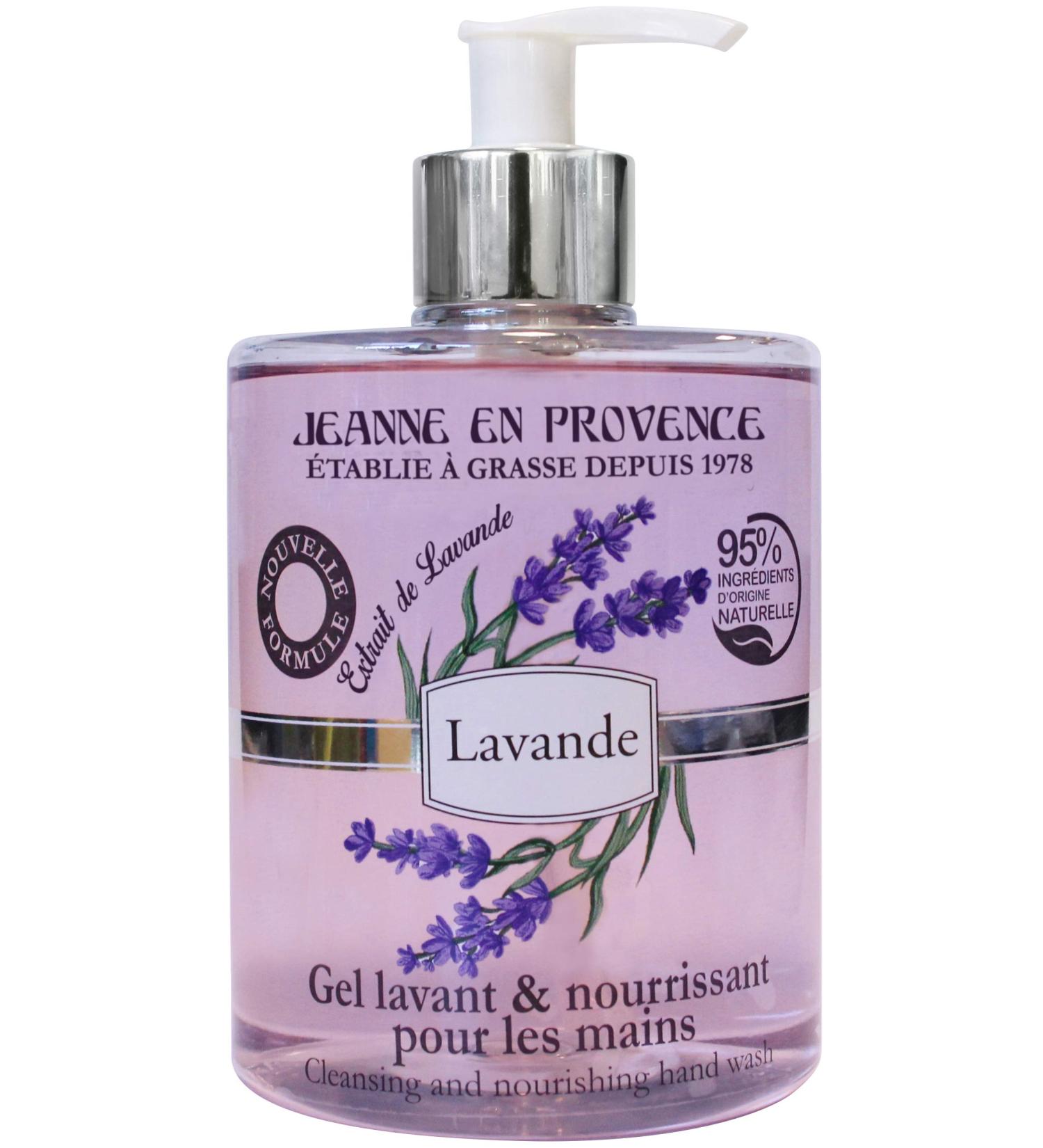  Jeanne En Provence Jeanne en Provence - Hand Wash Gel - Lavender - Made in France - 500 ml - Buy Online on GoSupps.com