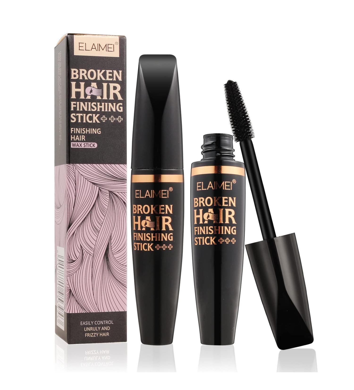 Hair Finishing Stick Hair Mascara: 2 Pack Small Broken Hair Cream for Flyaway Hair Non-Greasy and Non-Sticky Hair Styling Wax Hair Stick - Buy Online on GoSupps.com