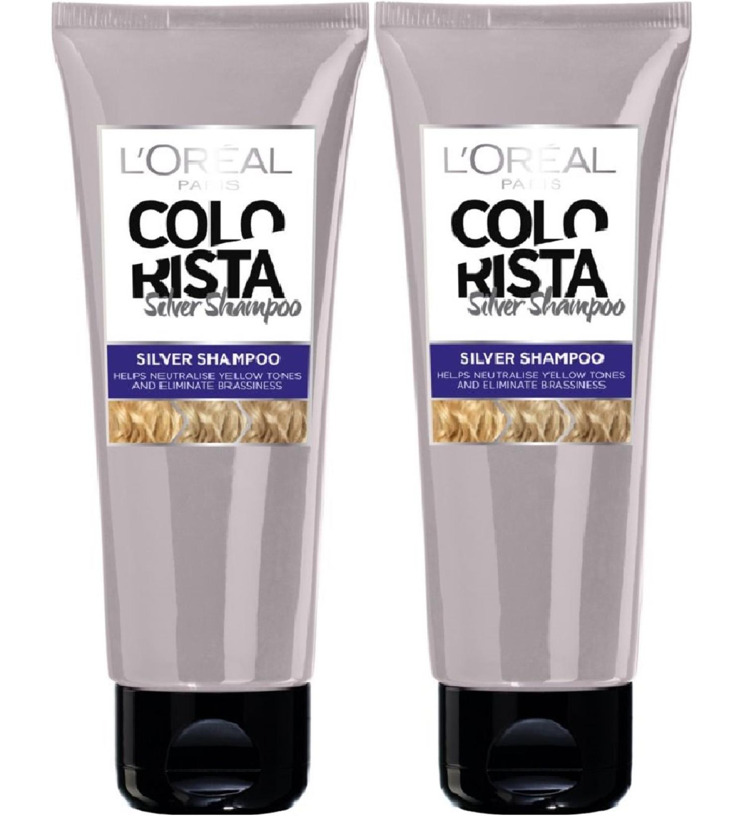 (Pack of 2) L'Oreal Colorista Silver Shampoo X 200 ml - Buy Online on GoSupps.com