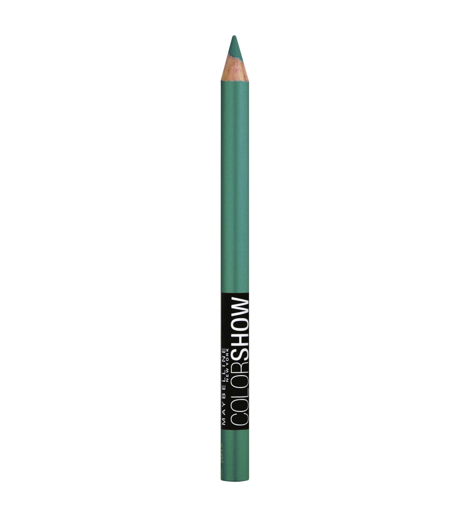 Maybelline Color Show Eyeliner Pencil 300 Edgy Emerald Green - 1 Count - Buy Online on GoSupps.com