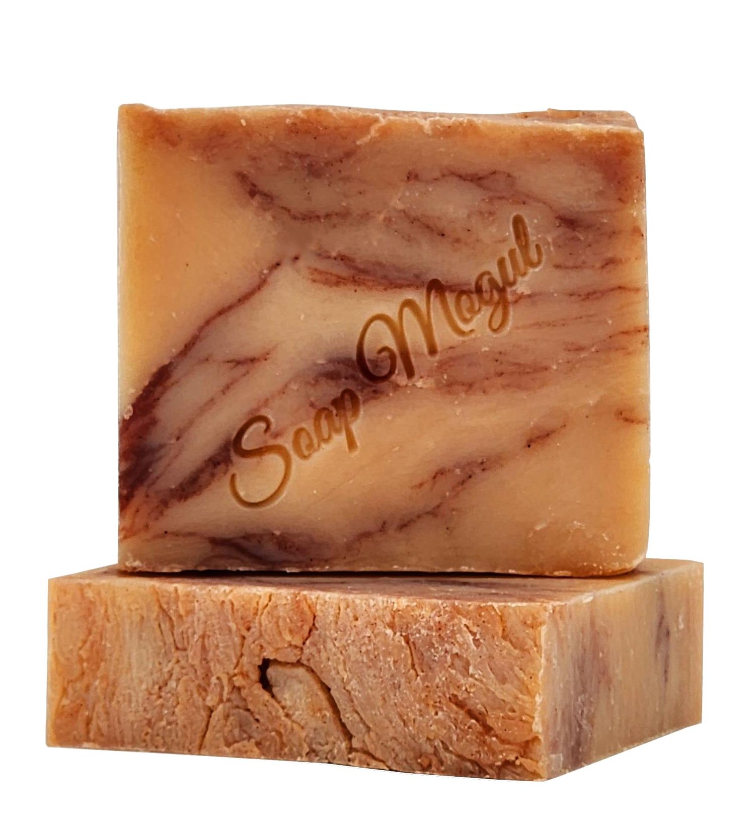 All Natural Cedar Citrus Bar Soap for Men - Organic Coconut Oil Zero Grit 4.7oz - Perfect Gift for Husband Dad Brother Boyfriend - Buy Online on GoSupps.com