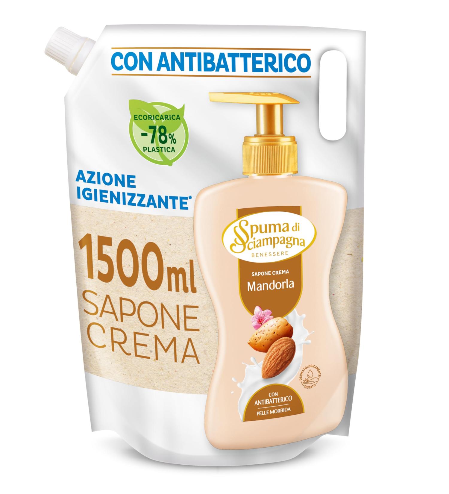 Ecoricarica Soap Liquid Almond Milk 1.5 L