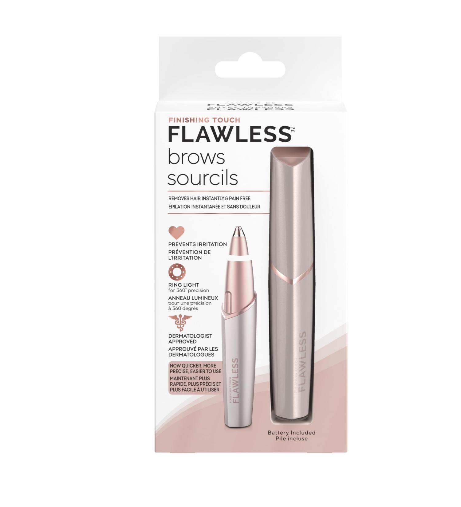 Finishing Touch Flawless Hair Remover for Eyebrows Blush 1 Count (Packaging may vary) - Buy Online on GoSupps.com