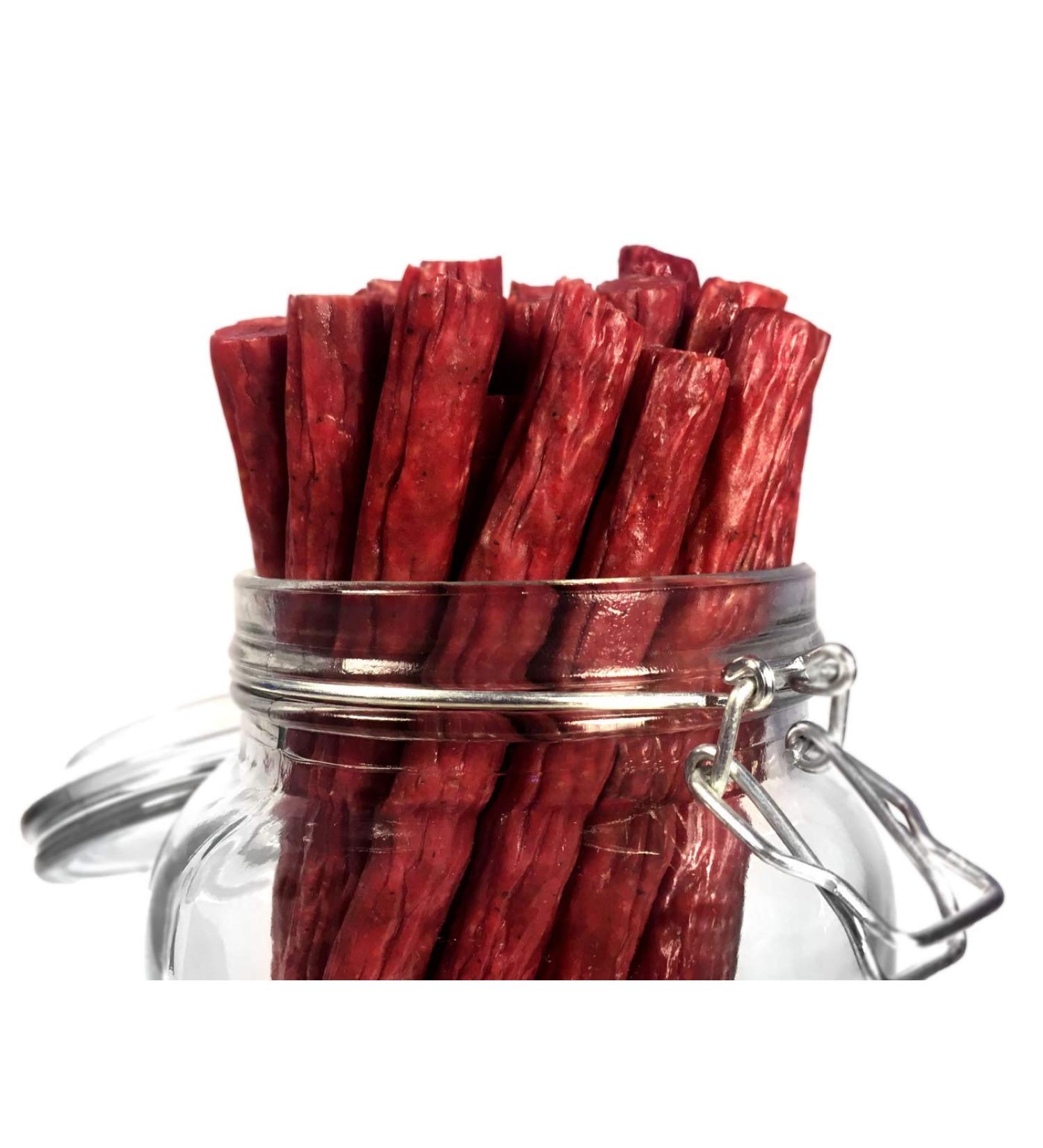 Mission Meats Keto Sugar Free Grass-Fed Beef Snack Sticks | Non-GMO, Gluten Free, Paleo | Healthy Natural Meat Jerky | 1 Ounce (Pack of 12) - Buy Online on GoSupps.com