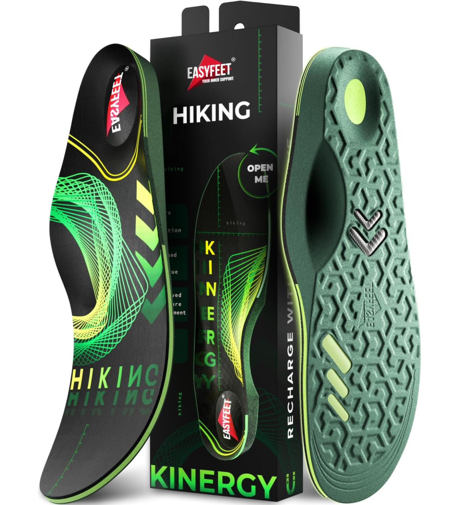Best Hiking Insoles for Men & Women | Arch Support Inserts for Hiking Boots - Comfortable Back Support - Buy Online on GoSupps.com