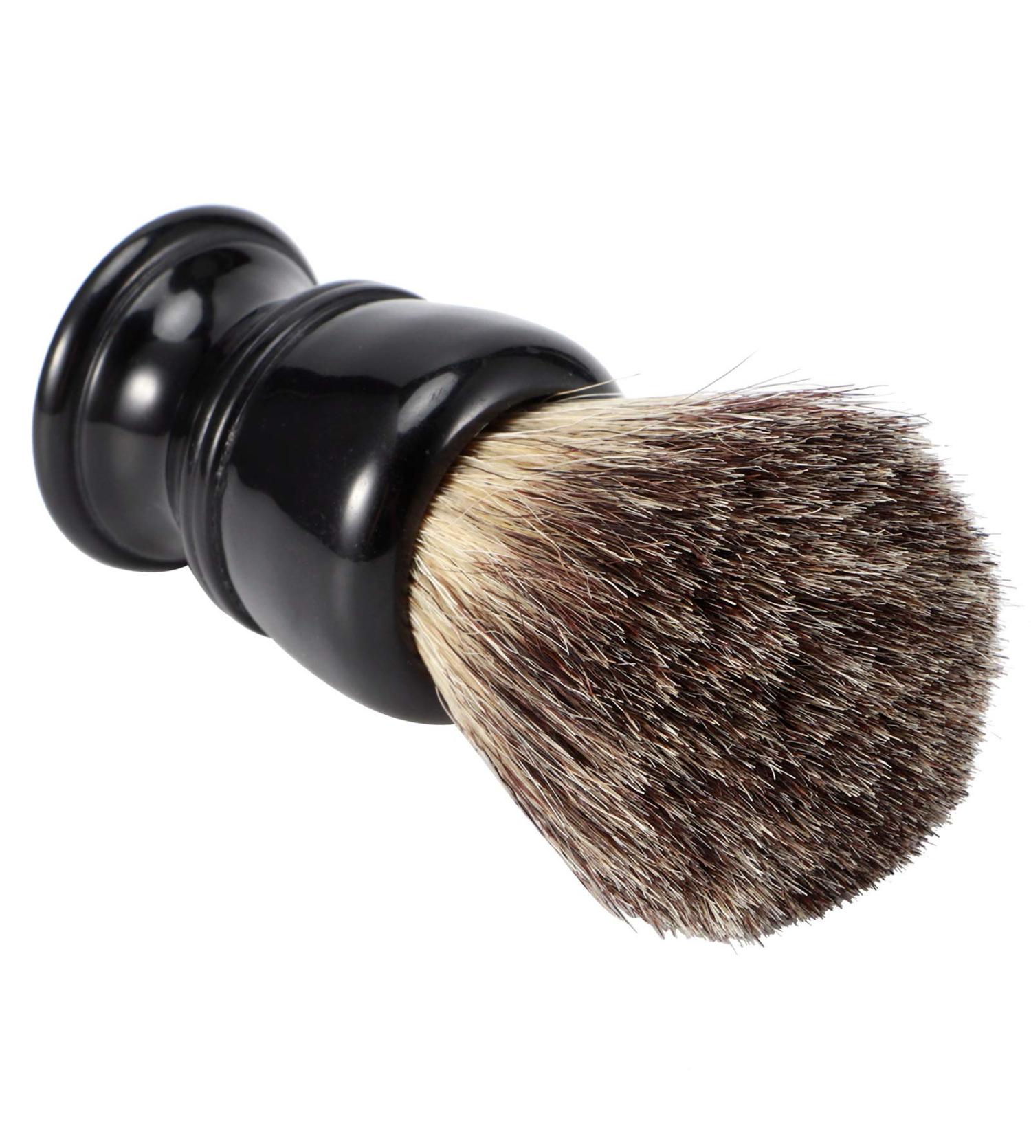 Alvinlite Portable Resin Beard Brush | Shaving Brush for Foam & Skin Massage - International Shipping - Buy Online on GoSupps.com