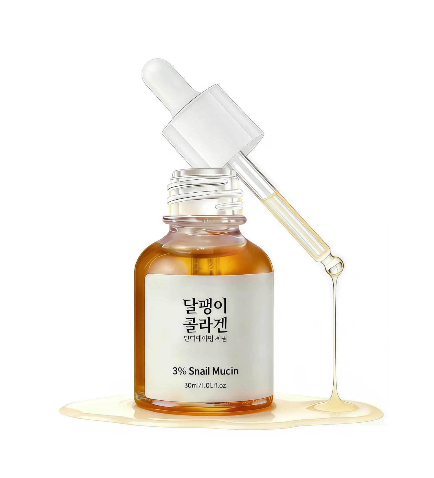 Revive Snail-Mucin Ginseng Serum - Korean Hydrating Essence for Age-Defying & Soothing Skin Visibly Renewed For All Skin Types 30ml - Buy Online on GoSupps.com