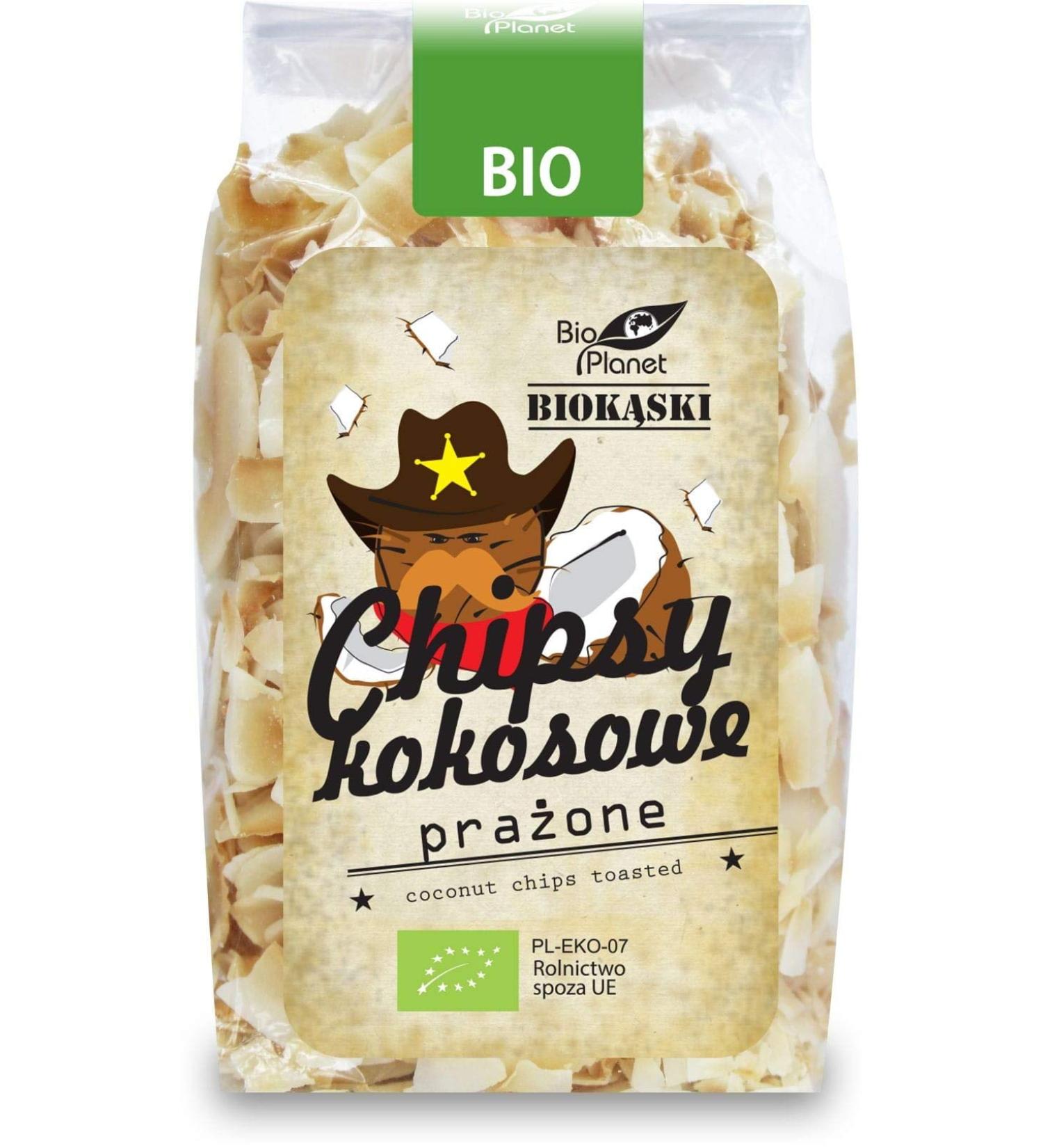 ORGANIC ROASTED COCONUT FLAWS 150 g - BIO PLANET