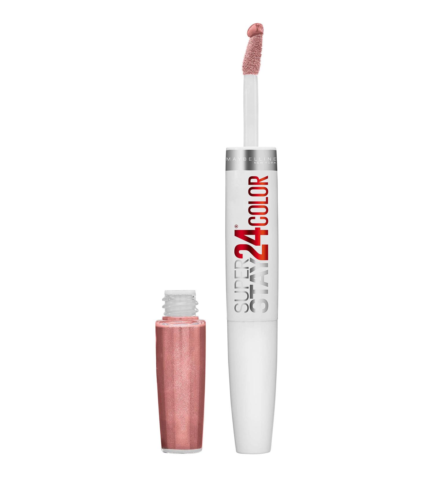 Maybelline Super Stay 24-Hour Liquid Lipstick in Timeless Toffee - Long-Lasting Color with Moisturizing Balm | Nude Brown Shade - 1 Count - Buy Online on GoSupps.com