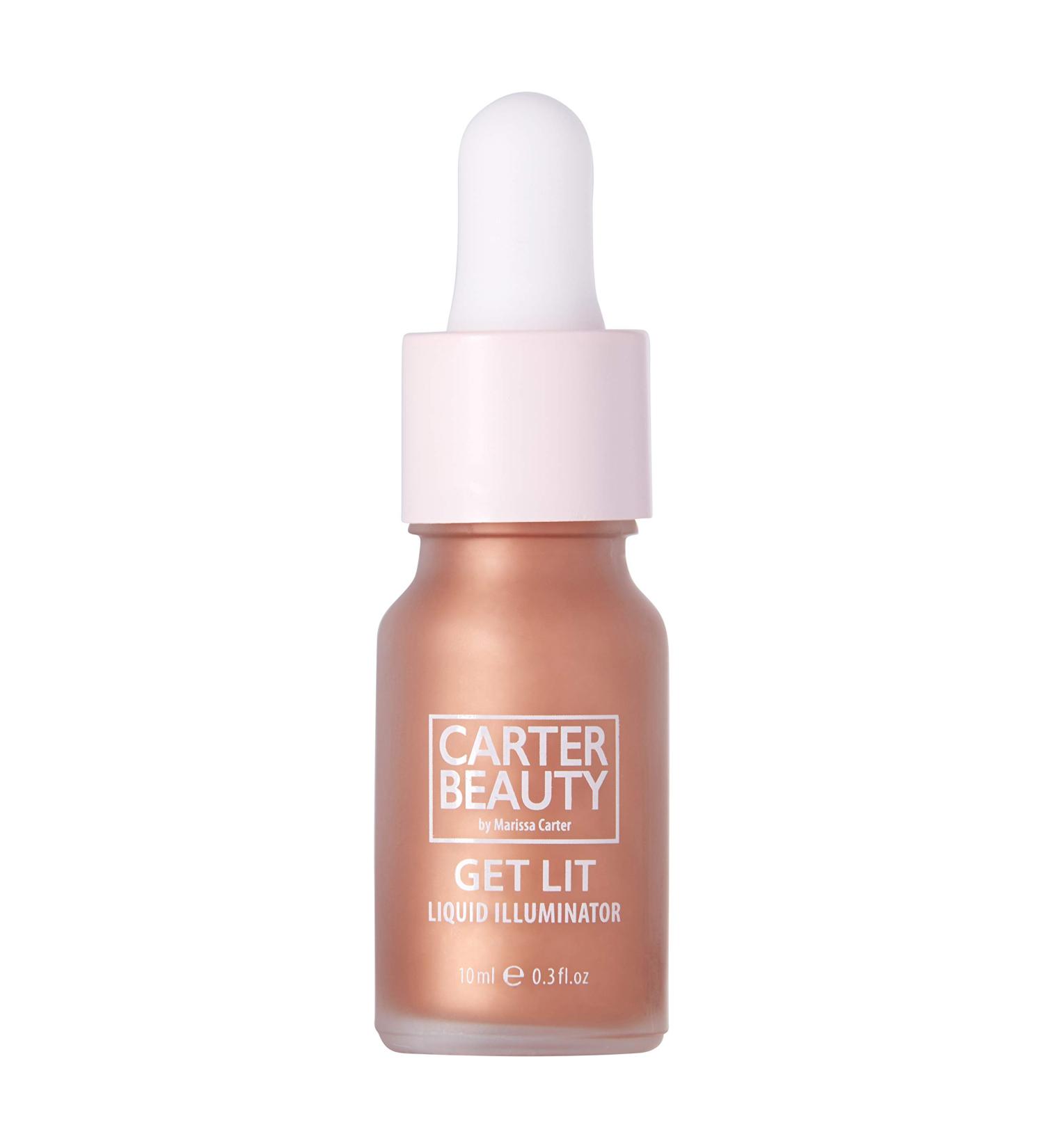 Carter Beauty Get Lit Liquid Illuminator - Vegan Rose Gold Highlighter, 0.3 oz - Buy Online on GoSupps.com